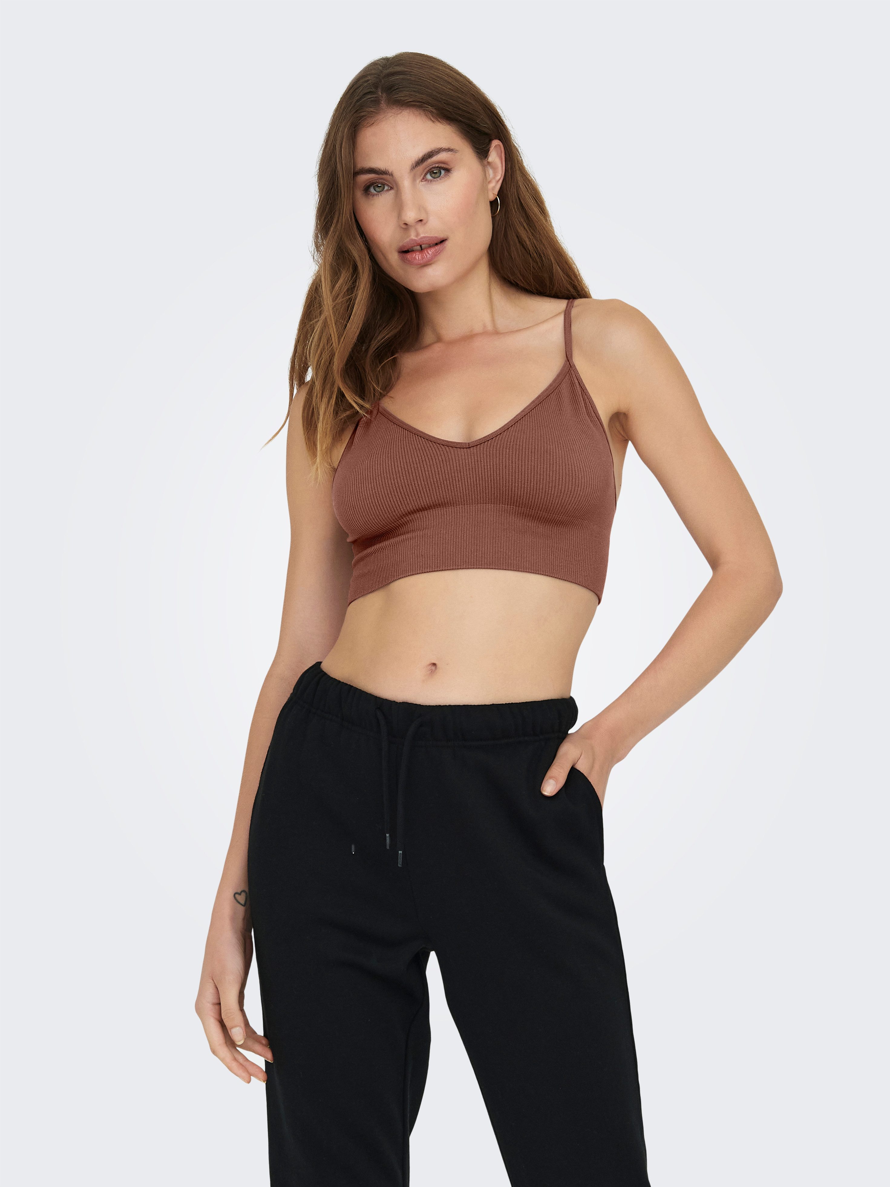 Only Bustier ONLVICKY – Korte tops met stretch in 3-pack (set, 3-delig)