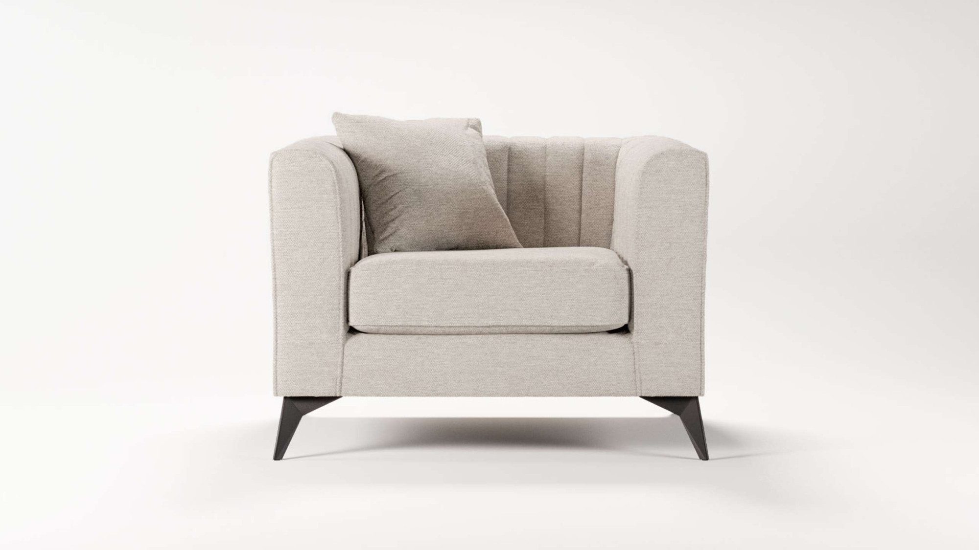 Places of Style Fauteuil MATTHEW loungestoel, afmetingen B/D/H: 99/86/74 cm