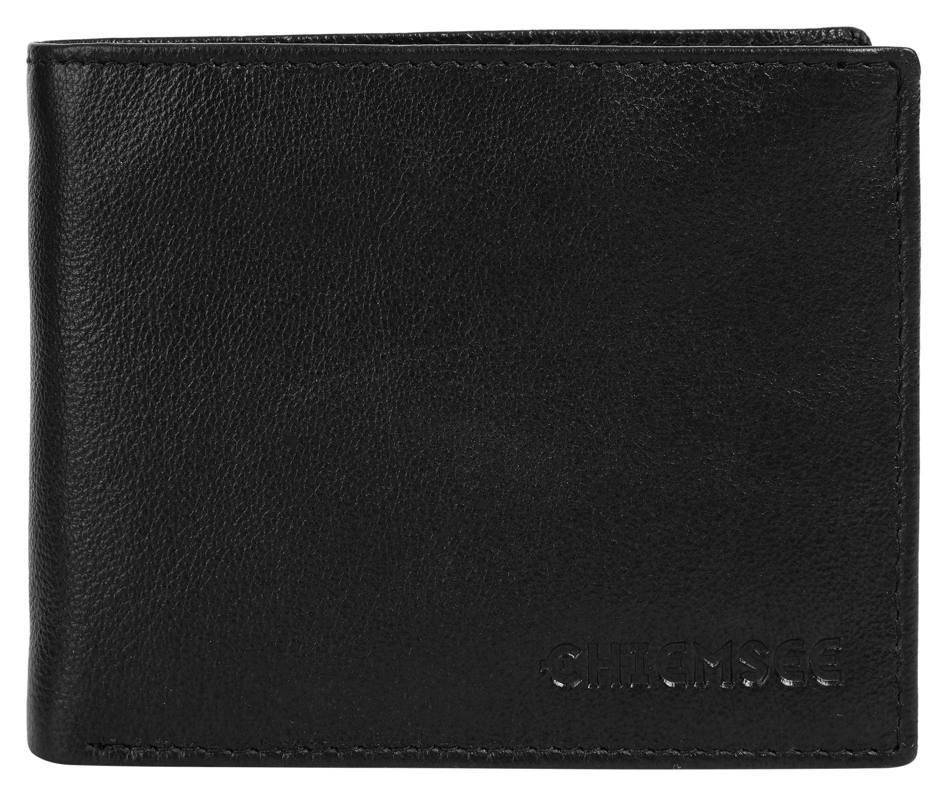 Chiemsee Portemonnee echt leder unisex portemonnees zwart