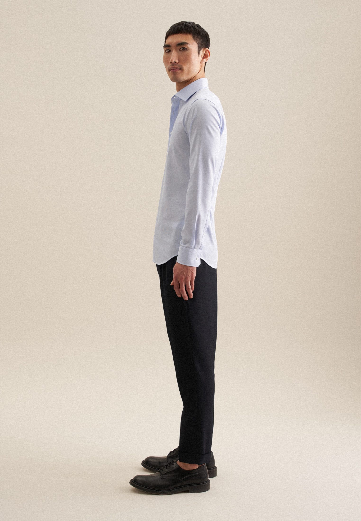 seidensticker Businessoverhemd X-Slim lange mouwen kentkraag strepen