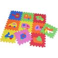 knorrtoys puzzel voertuigen puzzelmat, vloerpuzzel (10-delig) multicolor