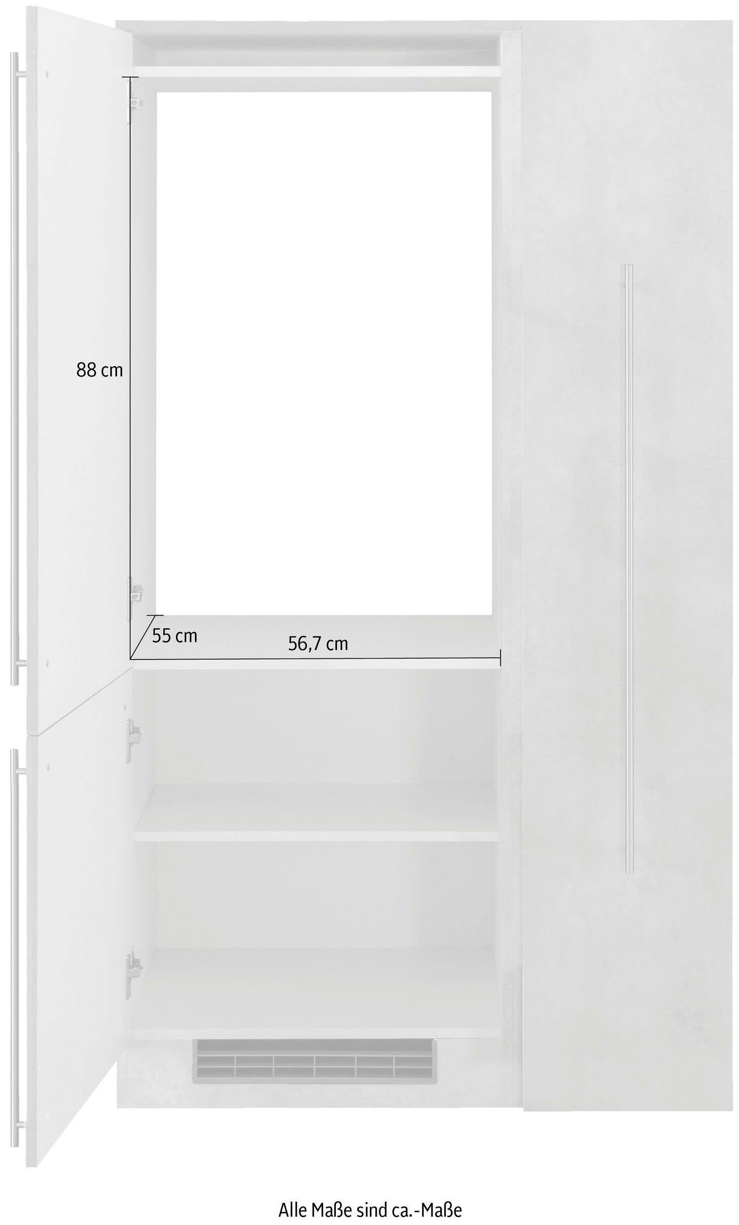 wiho Küchen Keuken Chicago keuze met elektrische apparaten, breedte 90 cm