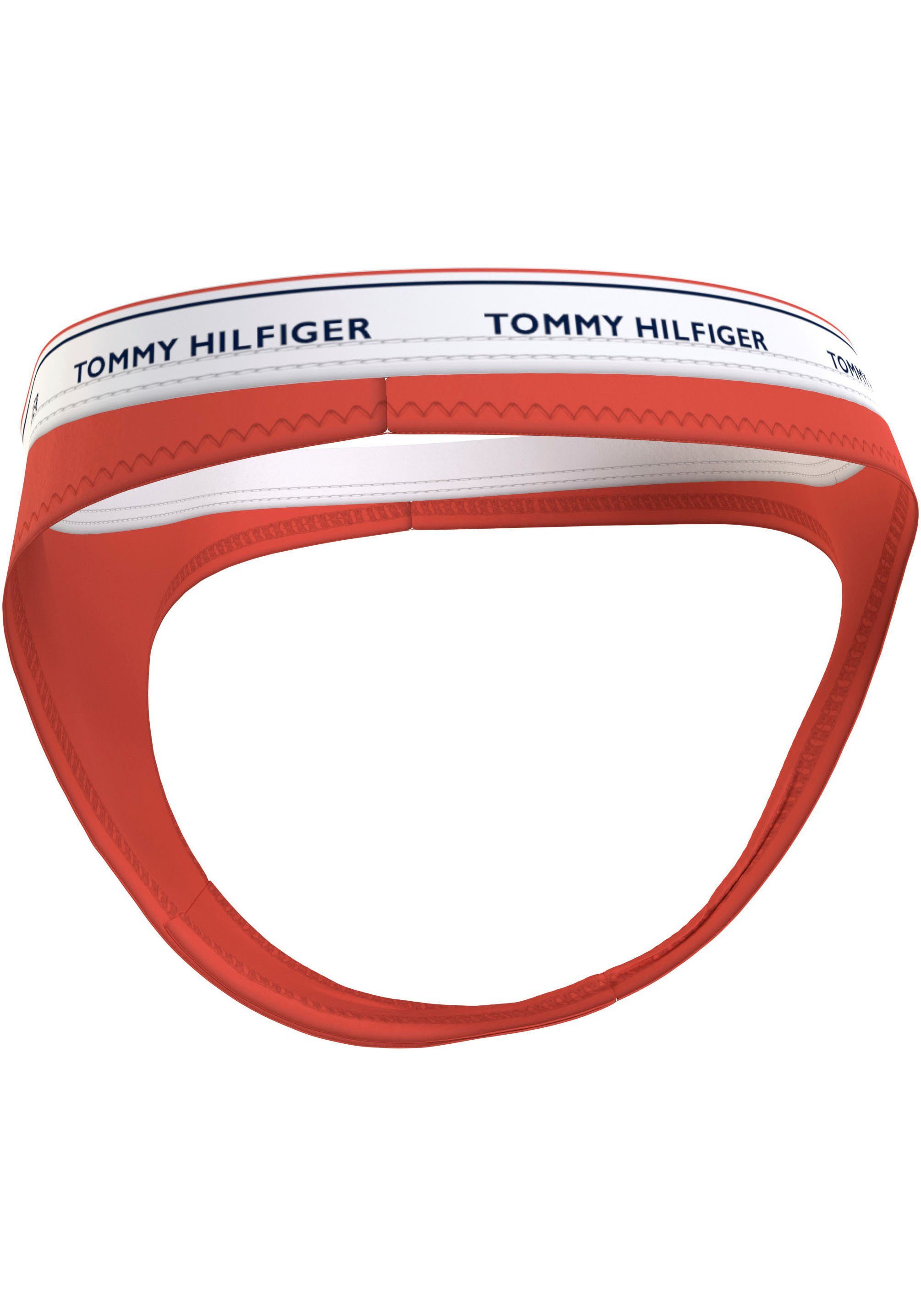 Tommy Hilfiger Underwear Slip 3 PACK THONG (EXT SIZES) met tommy hilfiger logoband (Set van 3)