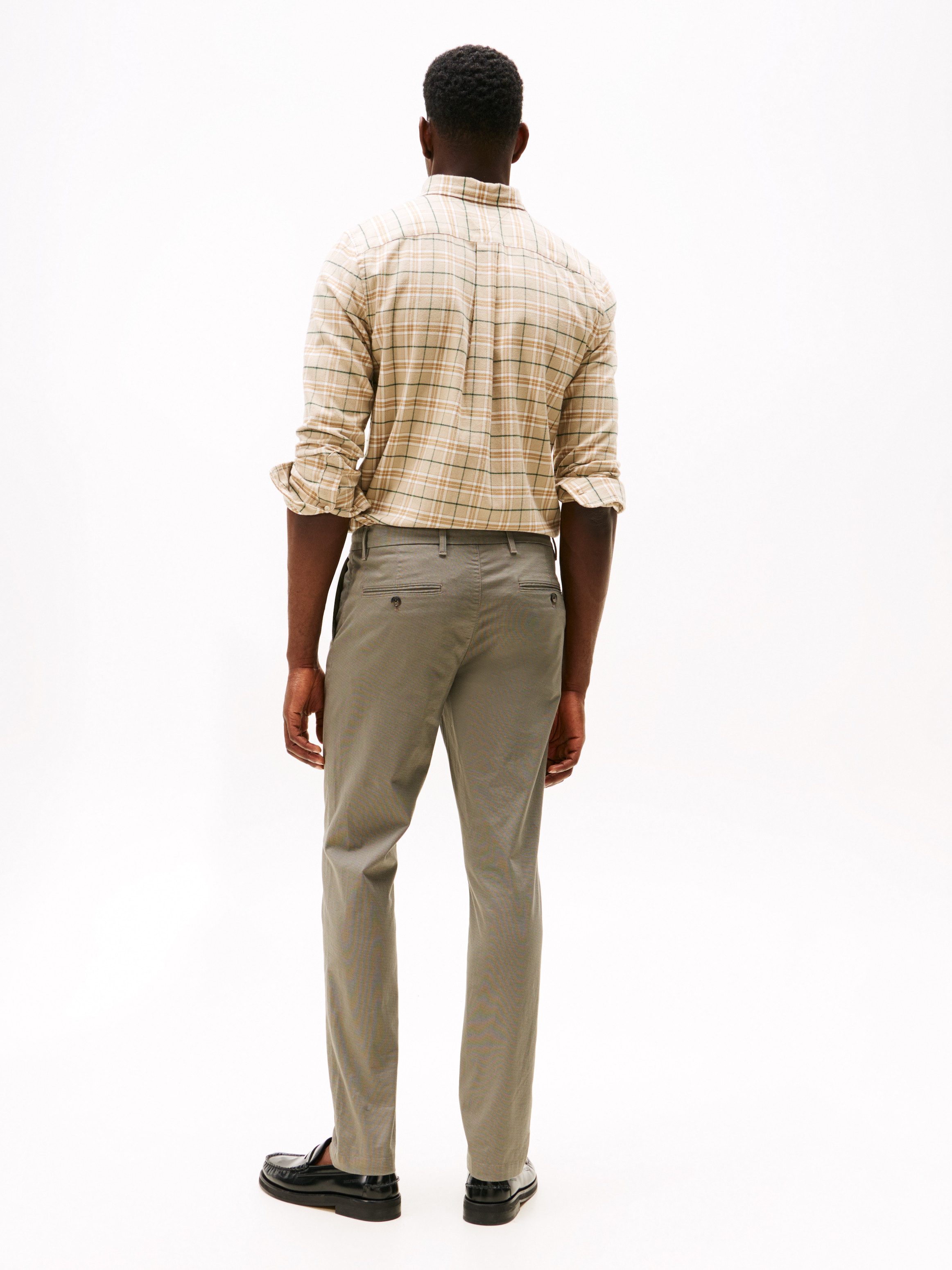 Tommy Hilfiger Chino BLEECKER PRINTED ST Slim Fit, gestructureerde kwaliteit