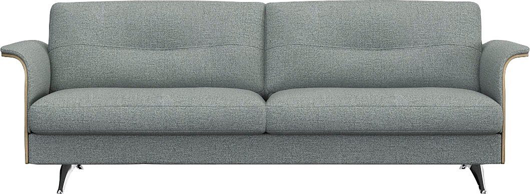 FLEXLUX 3-zitsbank Glow, super comfortabel door hoogwaardige zitopbouw met verenvering