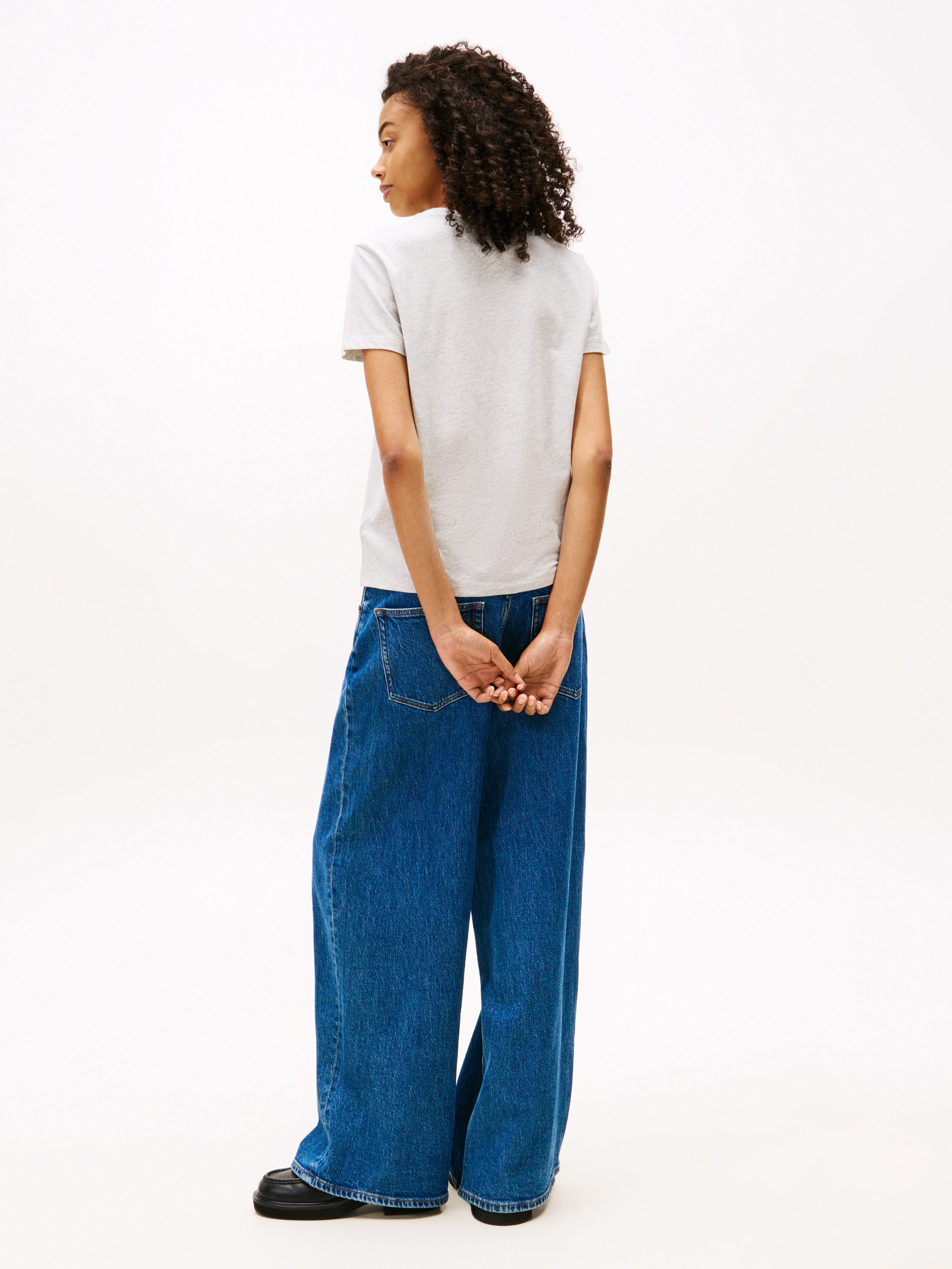 TOMMY JEANS Shirt met korte mouwen TJW REG LINEAR SS TEE