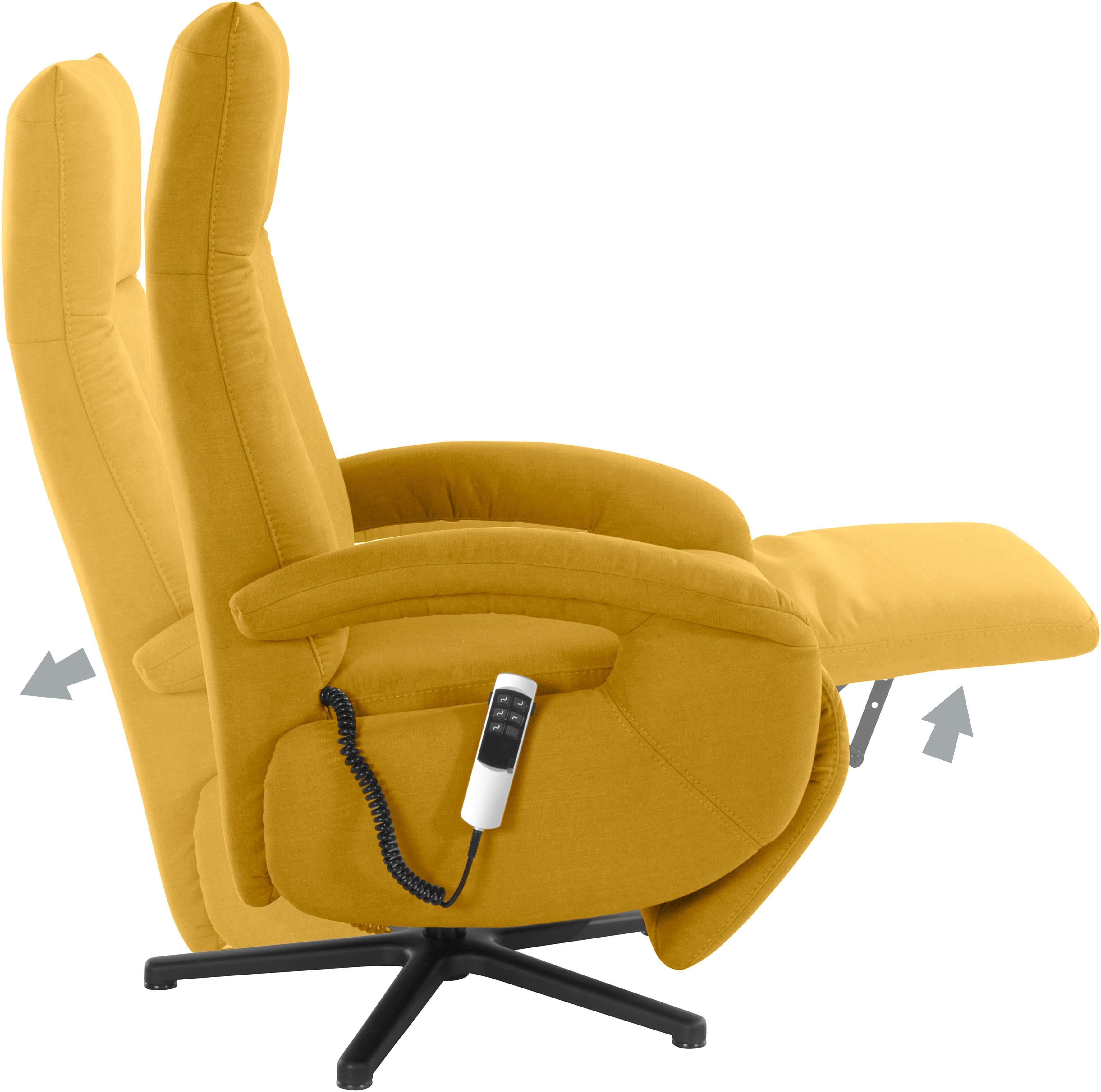 sit&more Relaxfauteuil Tycoon naar keuze handmatig, met twee motoren of met accu of met 2 motoren