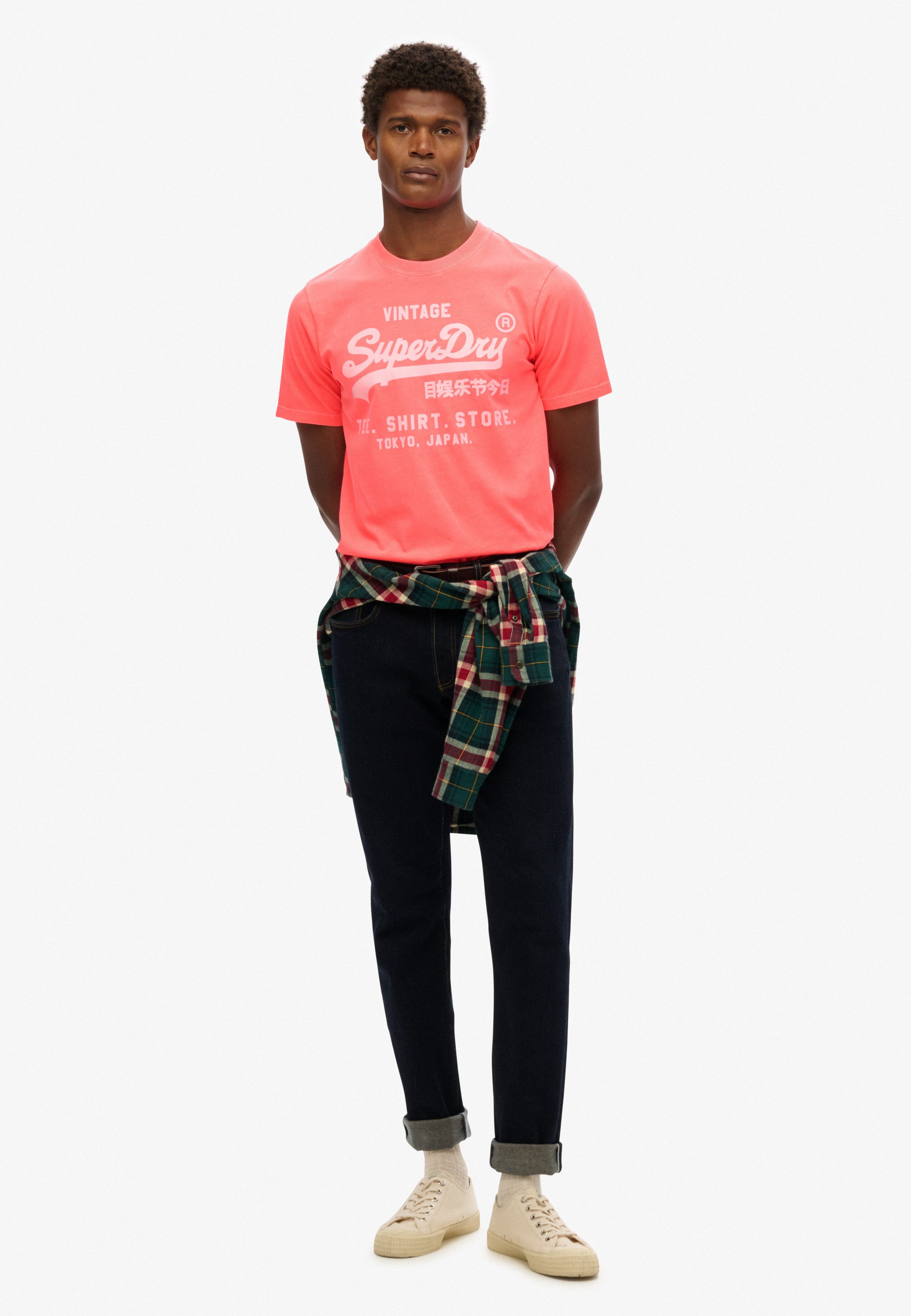 Superdry Shirt met ronde hals VL NEON RELAXED TEE