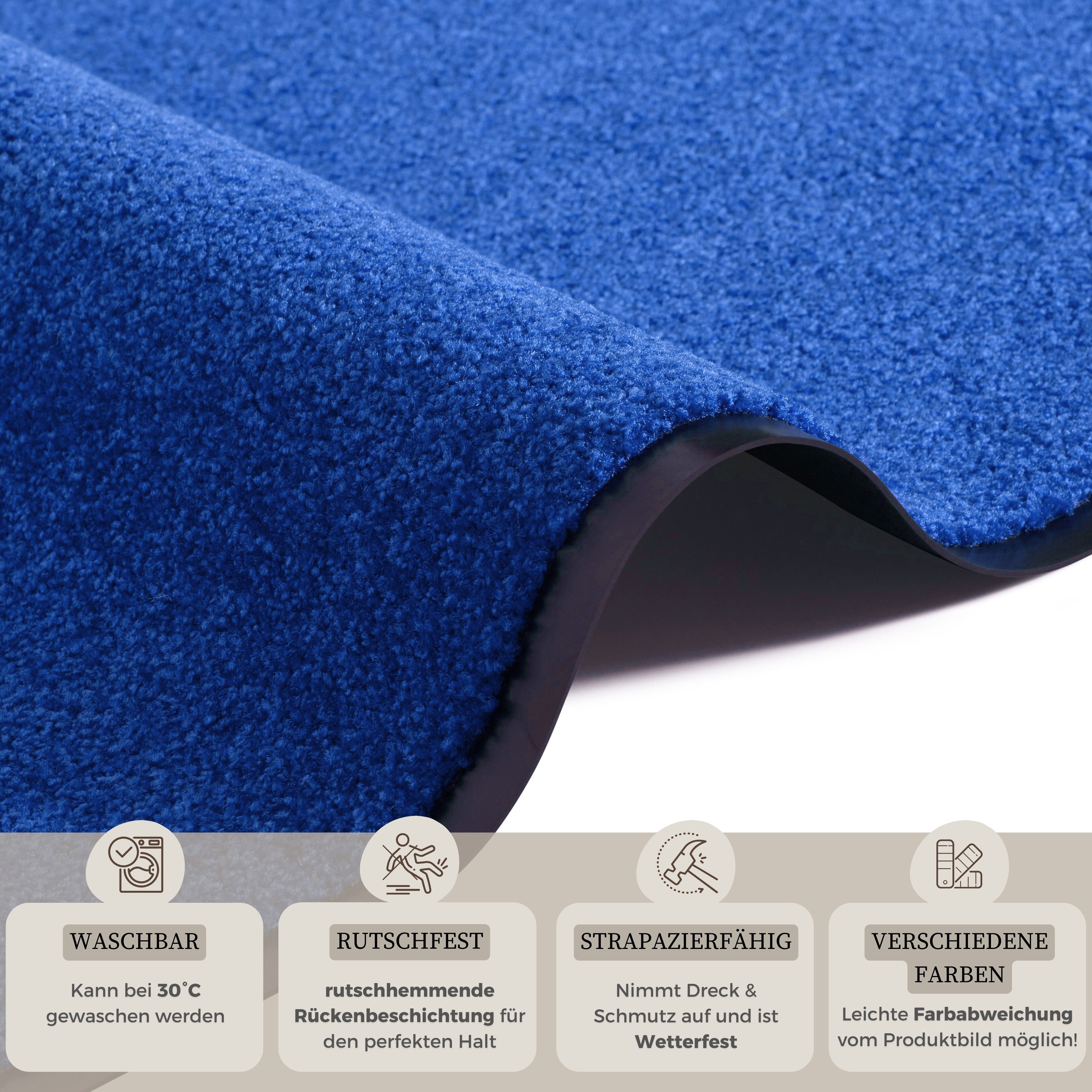 HANSE Home Mat Wash & Clean Vuilopvangmat, deurmat, in- en uitwendig, tapijt, loper, wasbaar