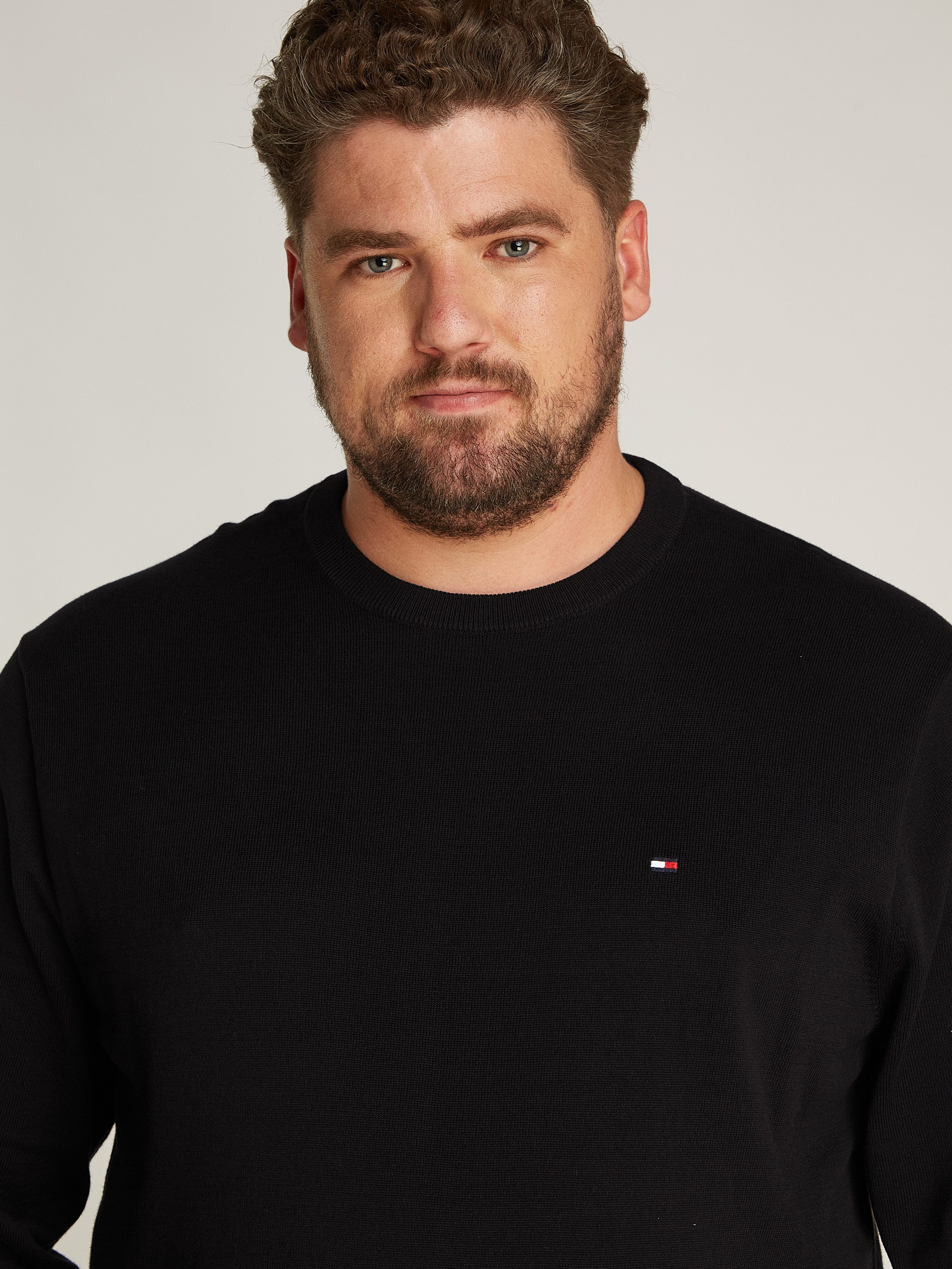 Tommy Hilfiger Trui met ronde hals BT-ESSENTIAL COTTON CREW NECK-B