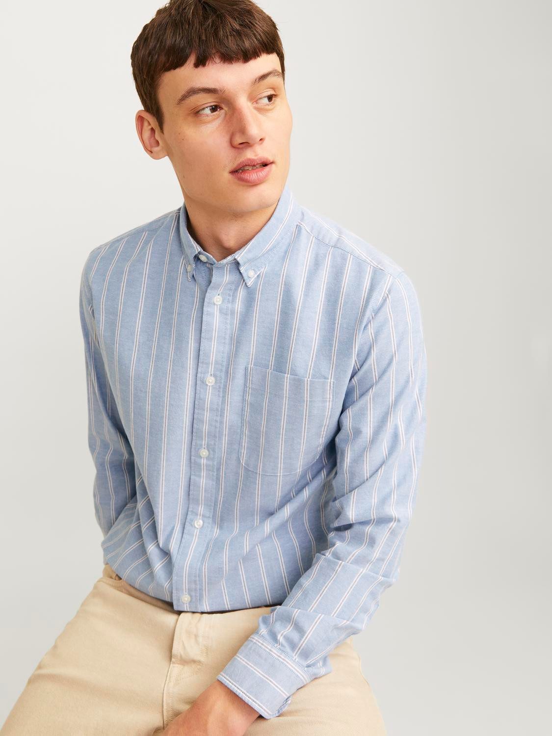 Jack & Jones Overhemd met lange mouwen JPRBROOK OXFORD SHIRT L/S NOOS