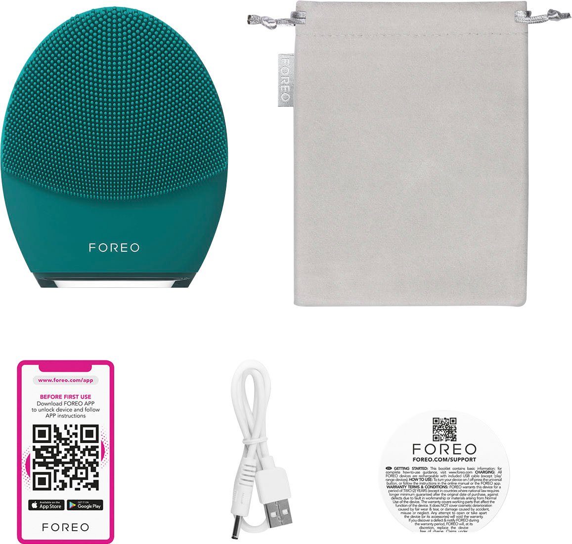 FOREO Elektrische gezichtsreinigingsborstel LUNA™ 4 MEN