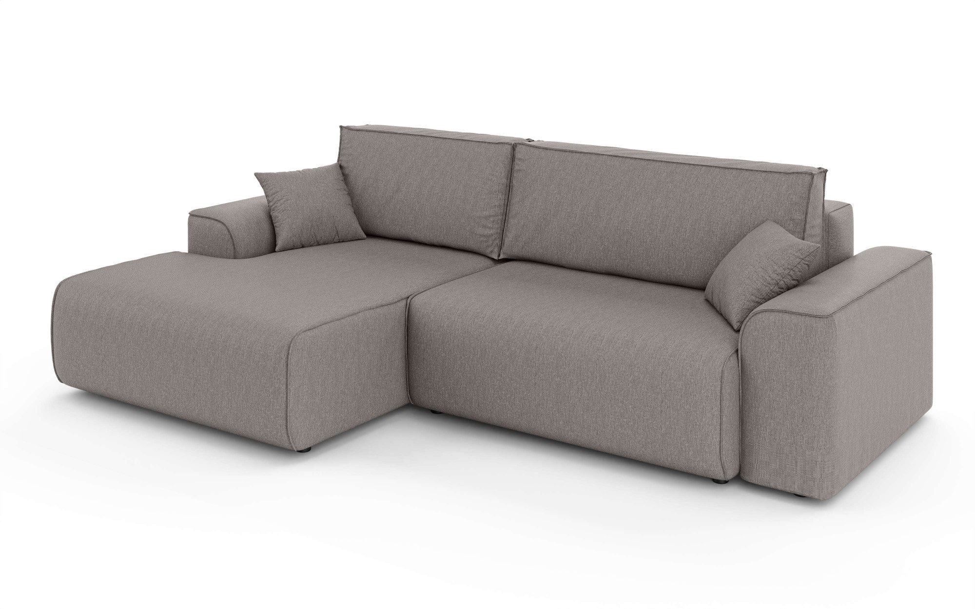 Home affaire Hoekbank Santenay met bedfunctie en bedlade, afmetingen: B/D/H 266/164/90 cm