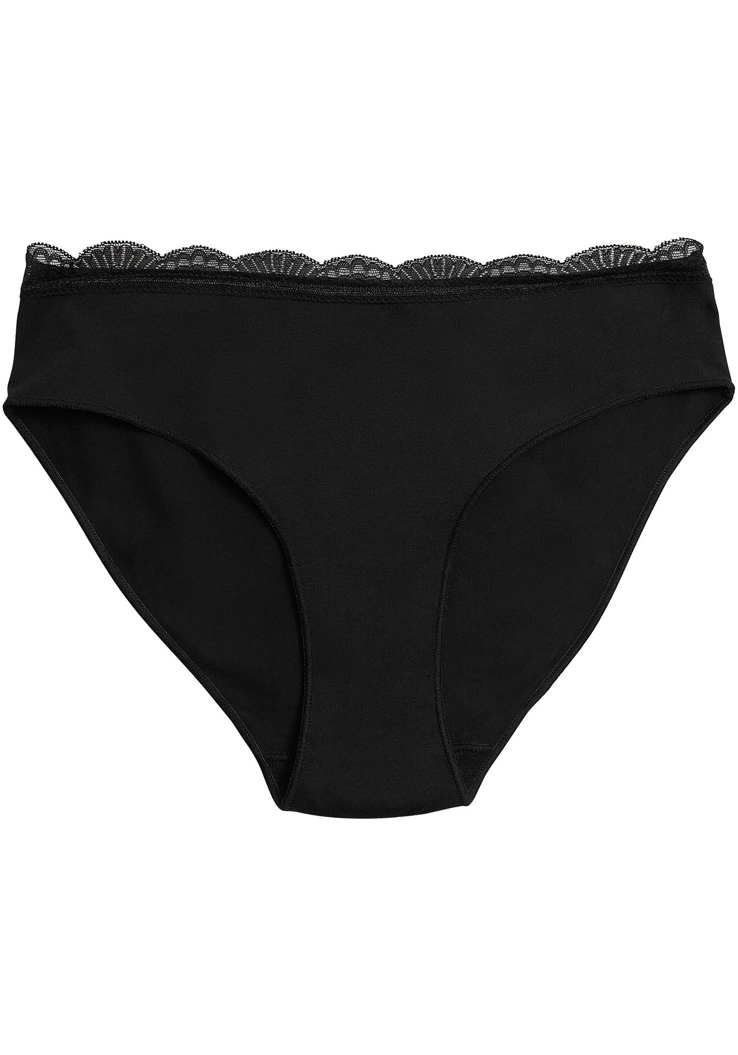 YSABEL MORA Midislip BASIC COLLECTION COTTON WITH LACE (Set van 3)