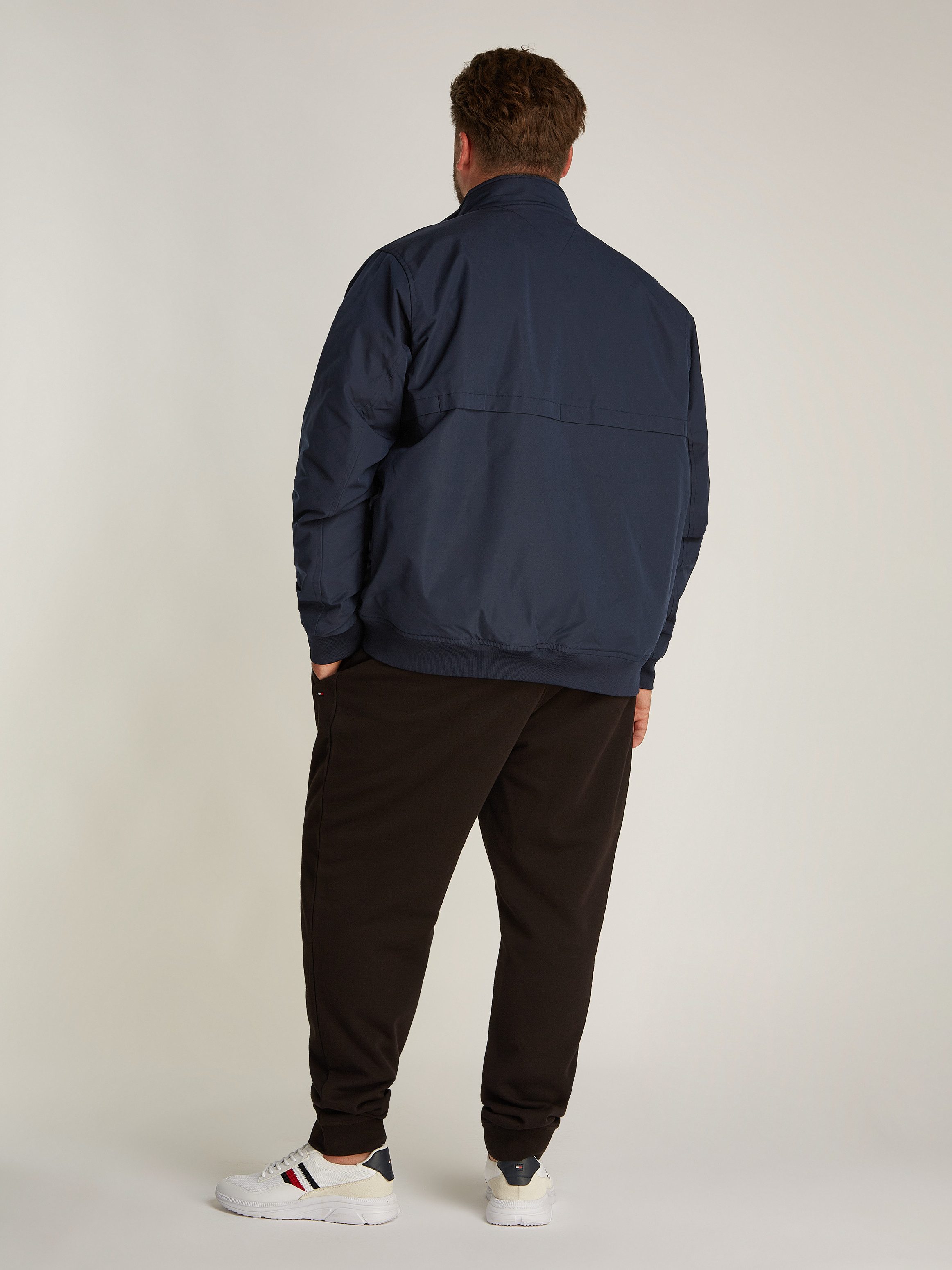 Tommy Hilfiger Allweatherjack BT-HARRINGTON JACKET-B in grote maten, logoborduring