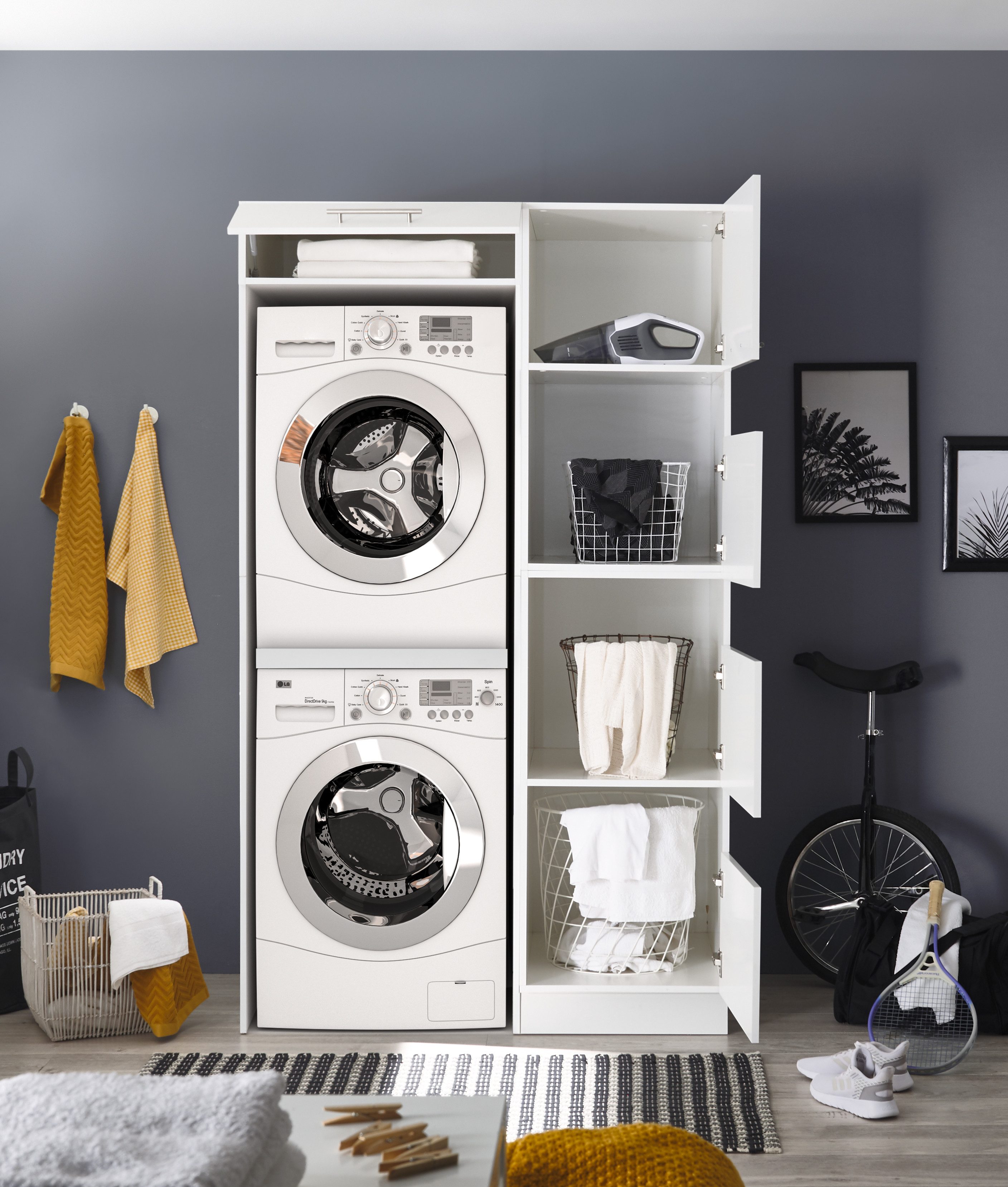 RESPEKTA Multifunctionele kastenset Clara-Set 5 (h x b x d) 200 x 117,4 x 67,6 cm (set, 2 stuks)