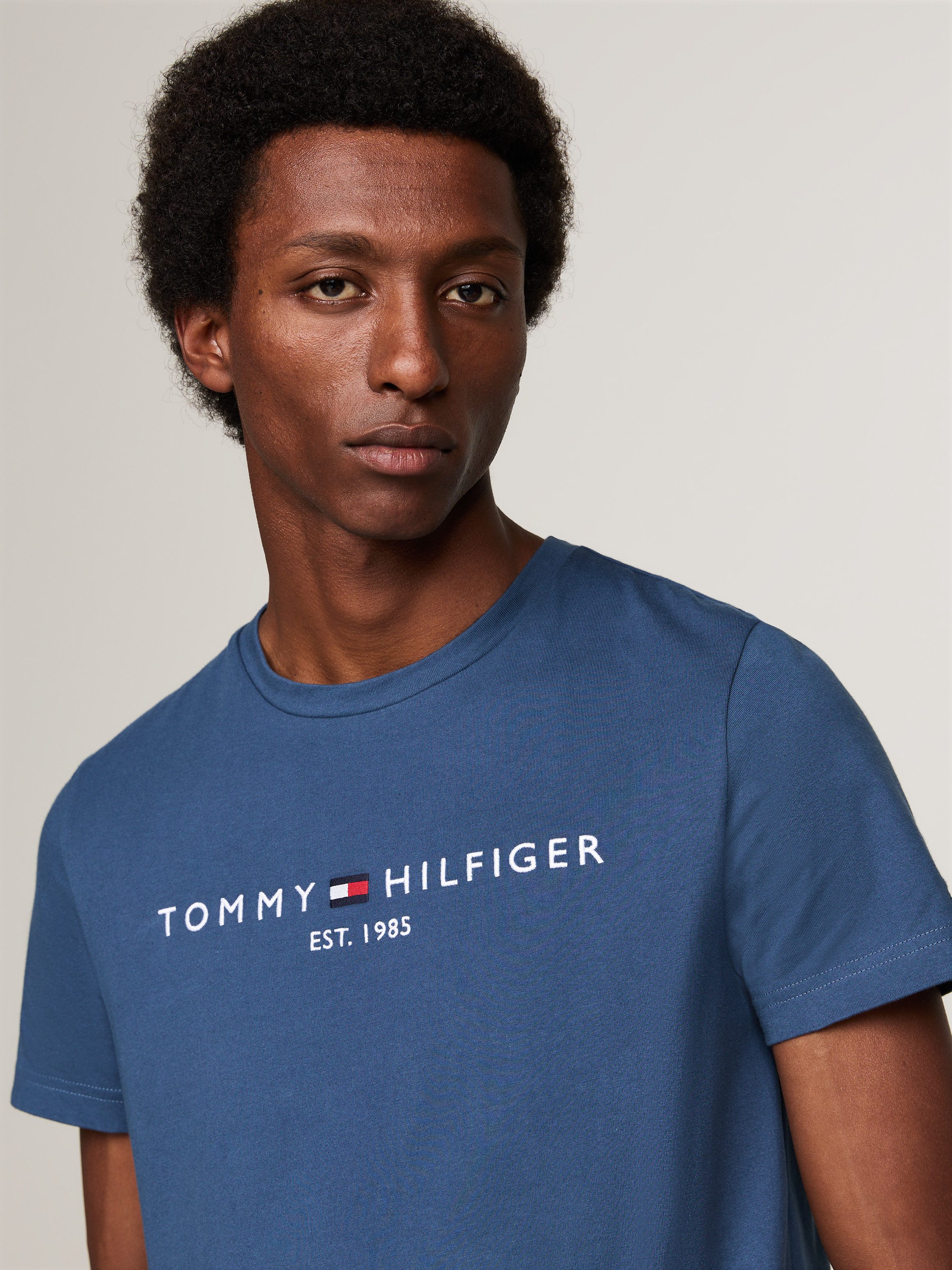 Tommy Hilfiger T-shirt Tommy Logo Tee van duurzaam katoen