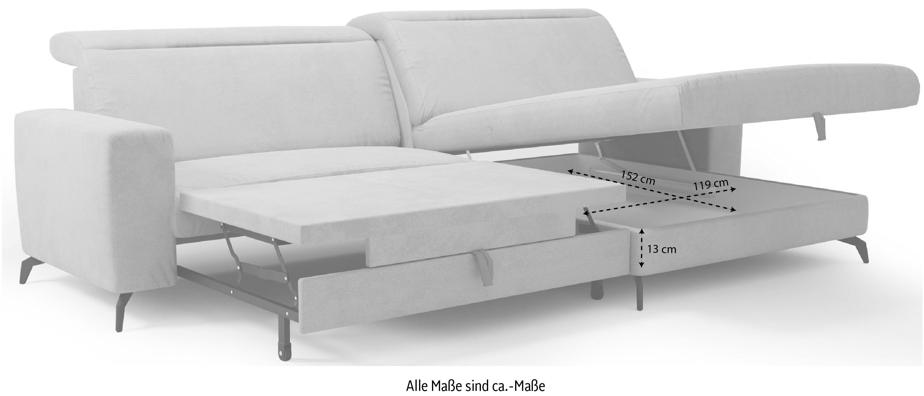 sit&more Hoekbank Bolero L-vorm