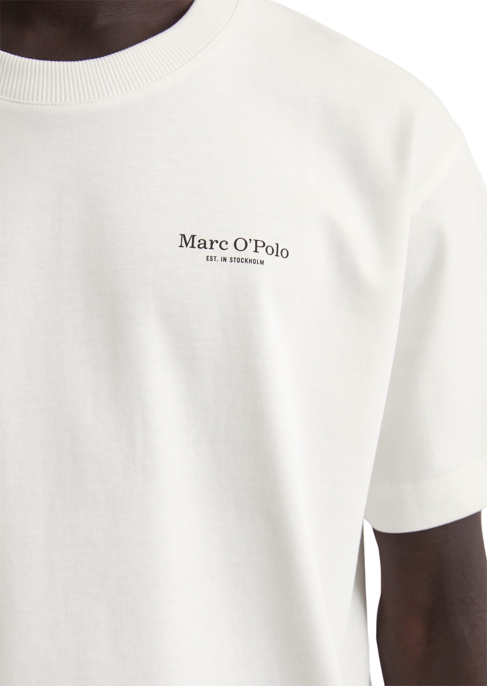 Marc O'Polo T-shirt met grote print op de rug
