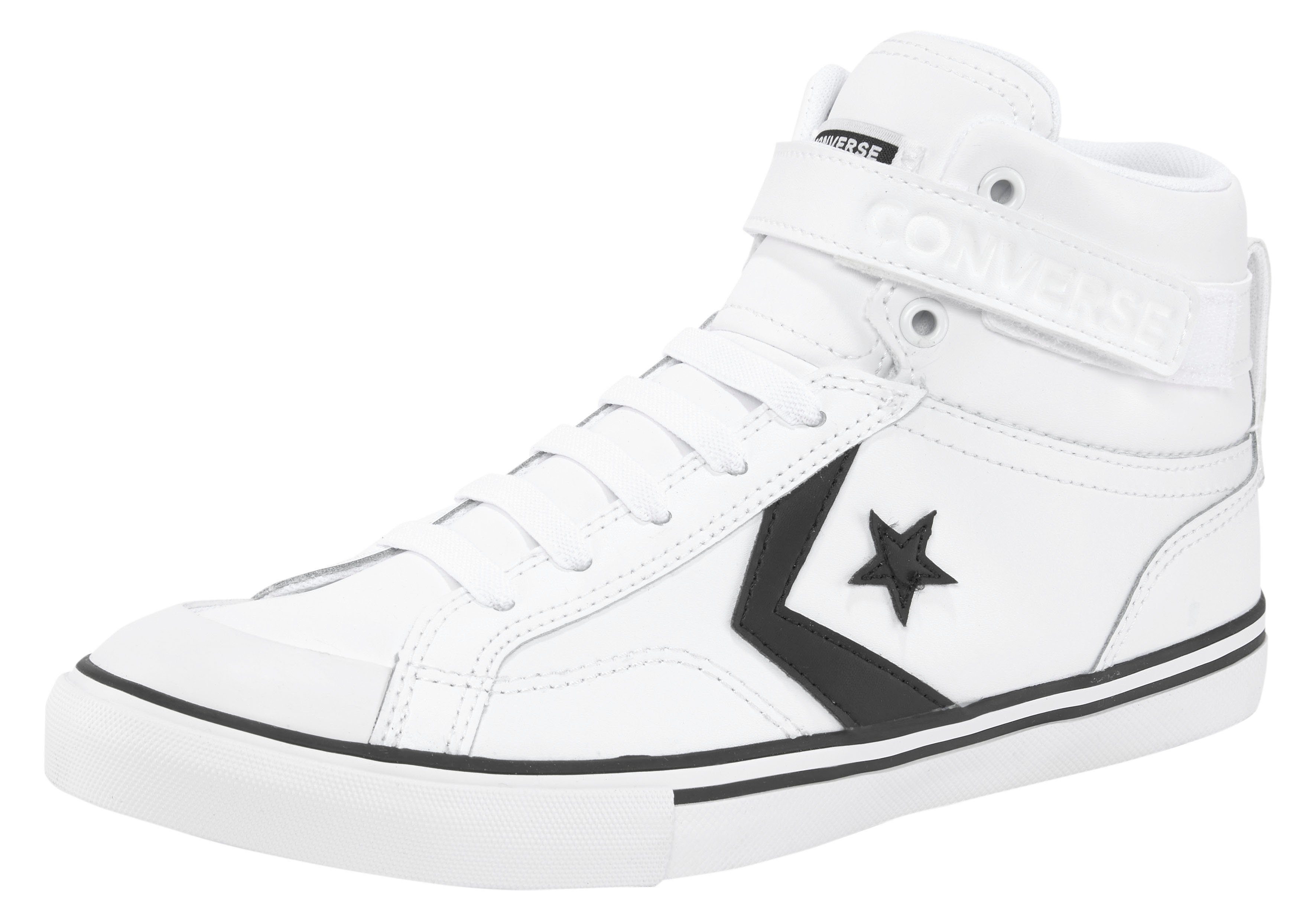 Converse Sneakers PRO BLAZE STRAP LEATHER kinderen sneakers laag maat 39 EU wit