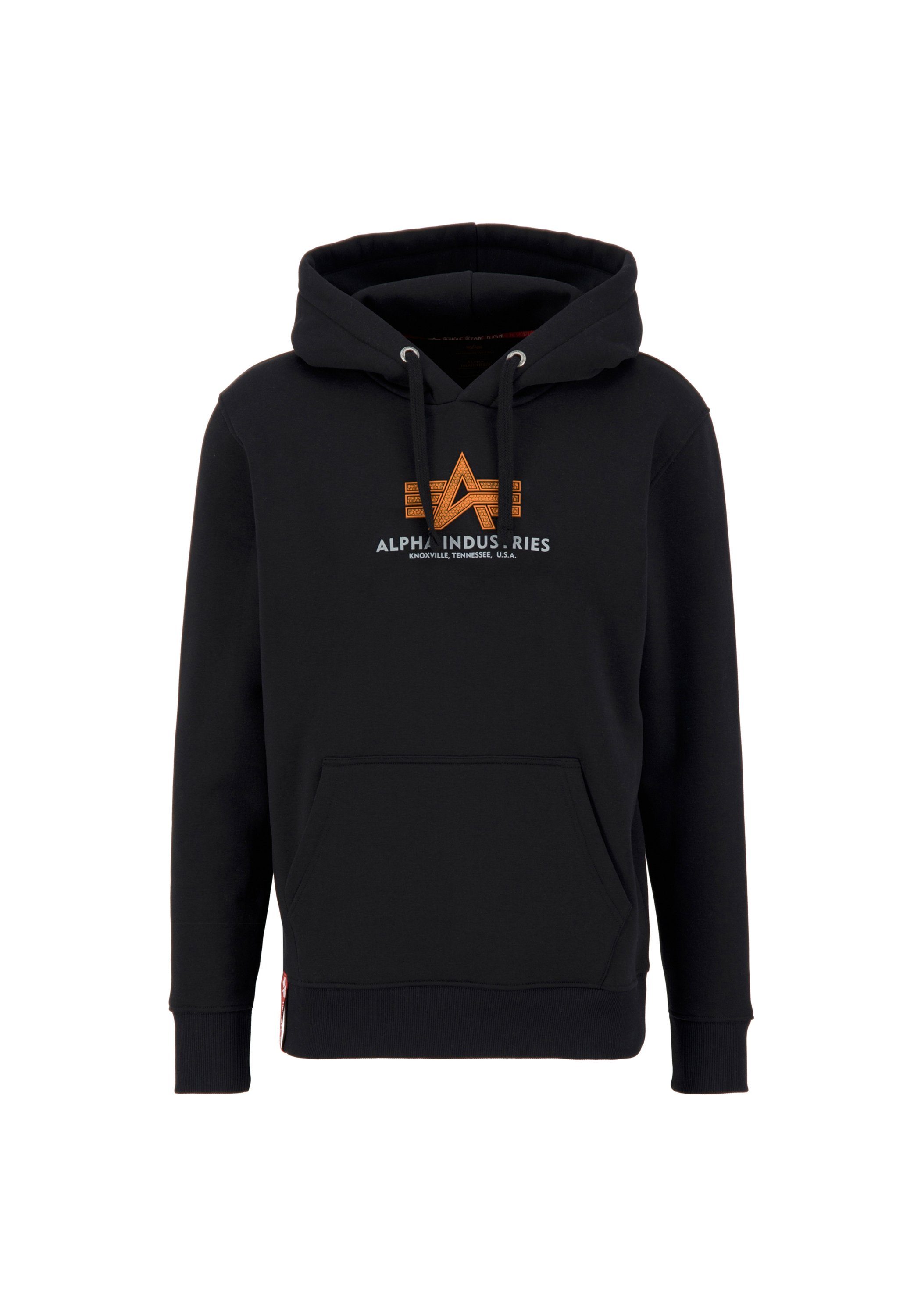 Alpha Industries Hoodie Alpha Industries Men - Hoodies Basic Hoodie Rubber heren sweaters maat S zwart