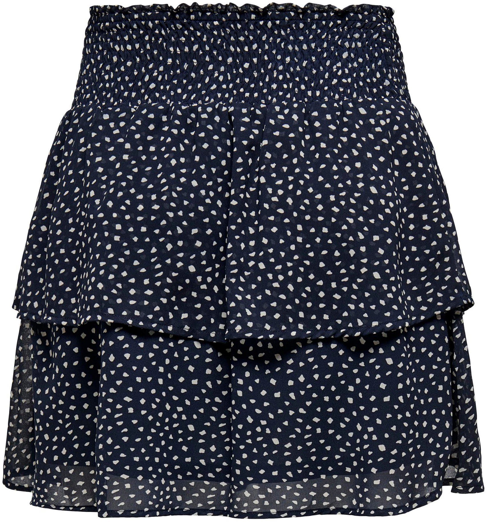 Only Minirok ONLANN STAR LAYERED SMOCK SKIRT