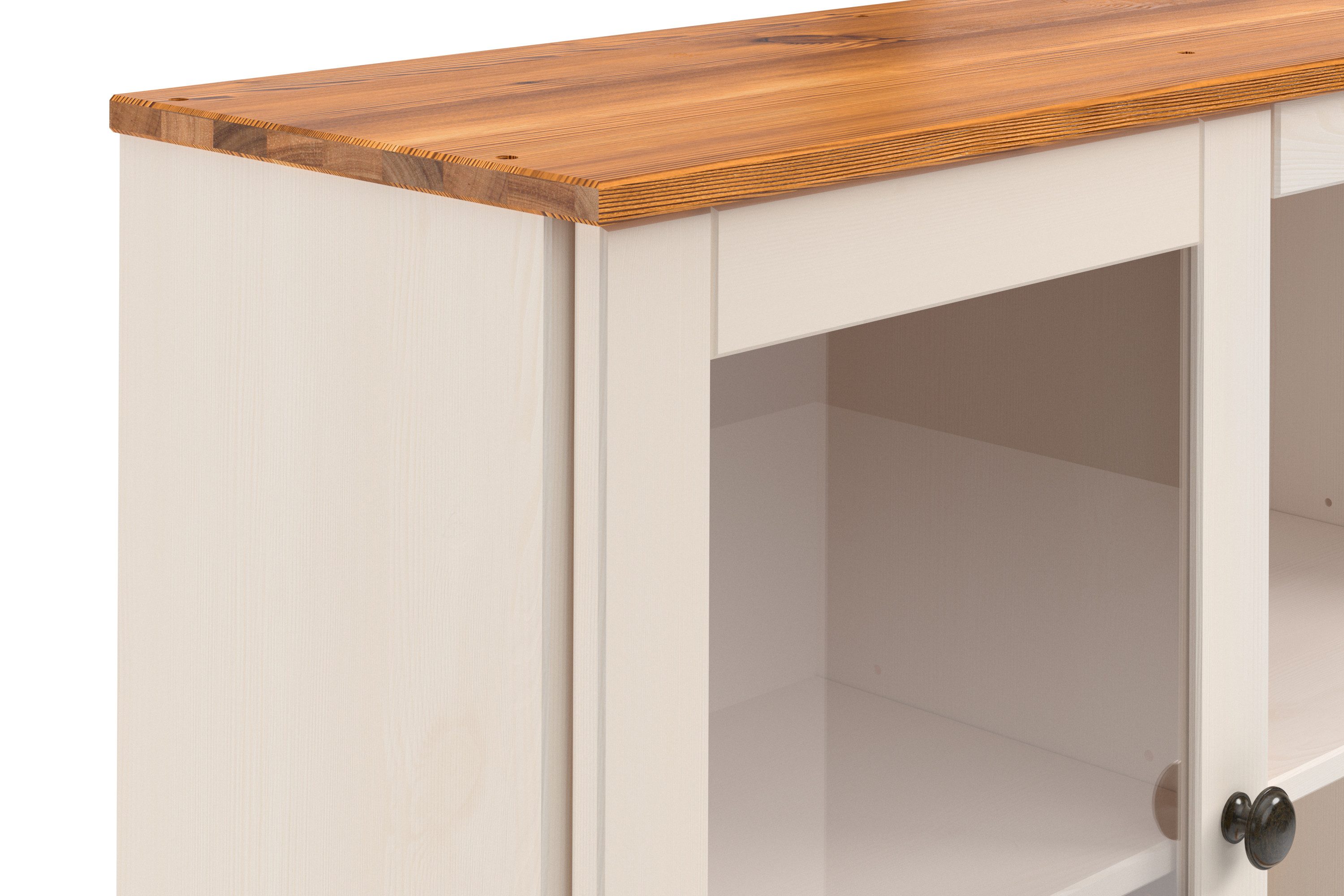 Home affaire Keukenbuffet Alby2 Met metalen grepen, breedte 125 cm