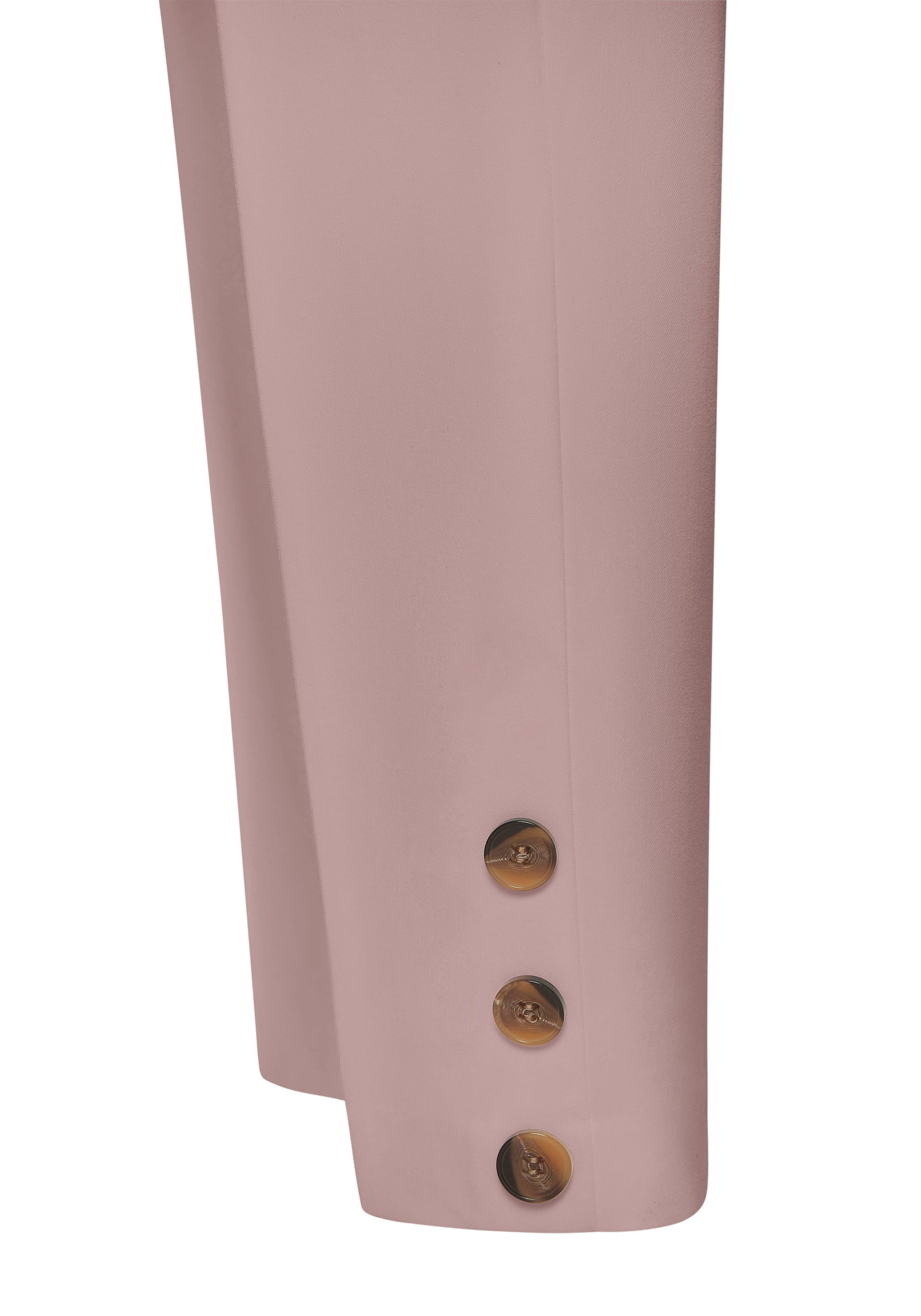 Lascana Pantalon met knopen aan de broekzoom, figuurvormend, pantalon, business-look