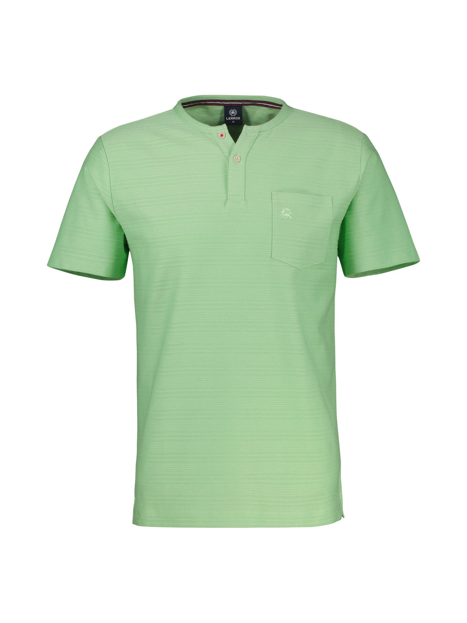 Lerros Henleyshirt LERROS Serafino-shirt, zomers tonal gestreept