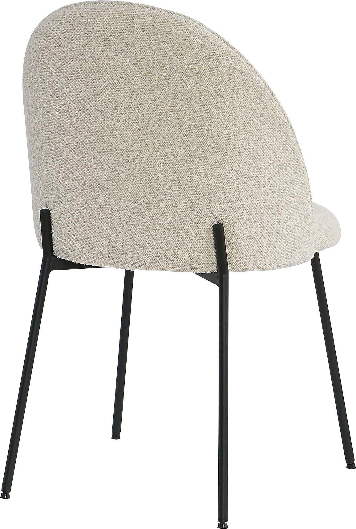 TOM TAILOR HOME Stoel met afgeronde rugleuning (set, 2 stuks)