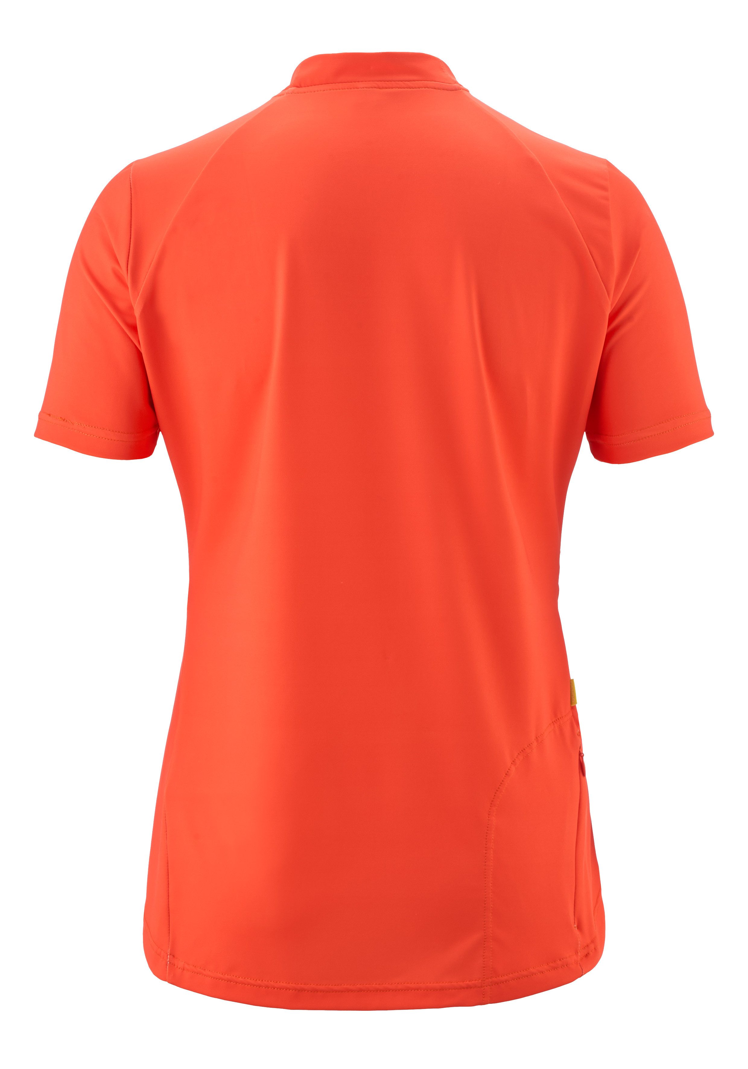 Gonso Fietsshirt Adventure Jersey Halfzip W Dames fiets trui korte mouwen, rugzak met rits, quick-dry, slim fit