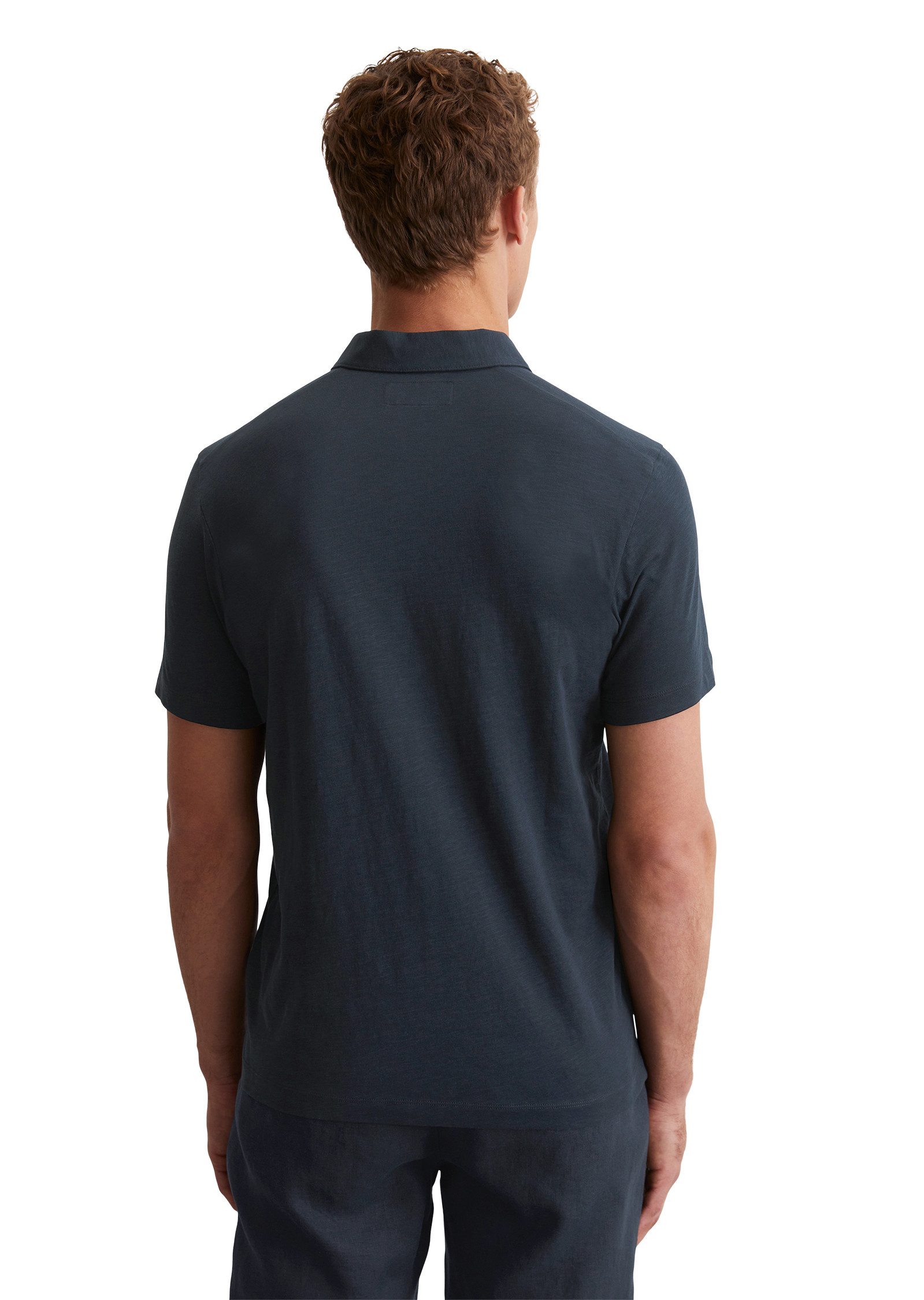 Marc O'Polo Poloshirt met levendige, dynamische oppervlakte