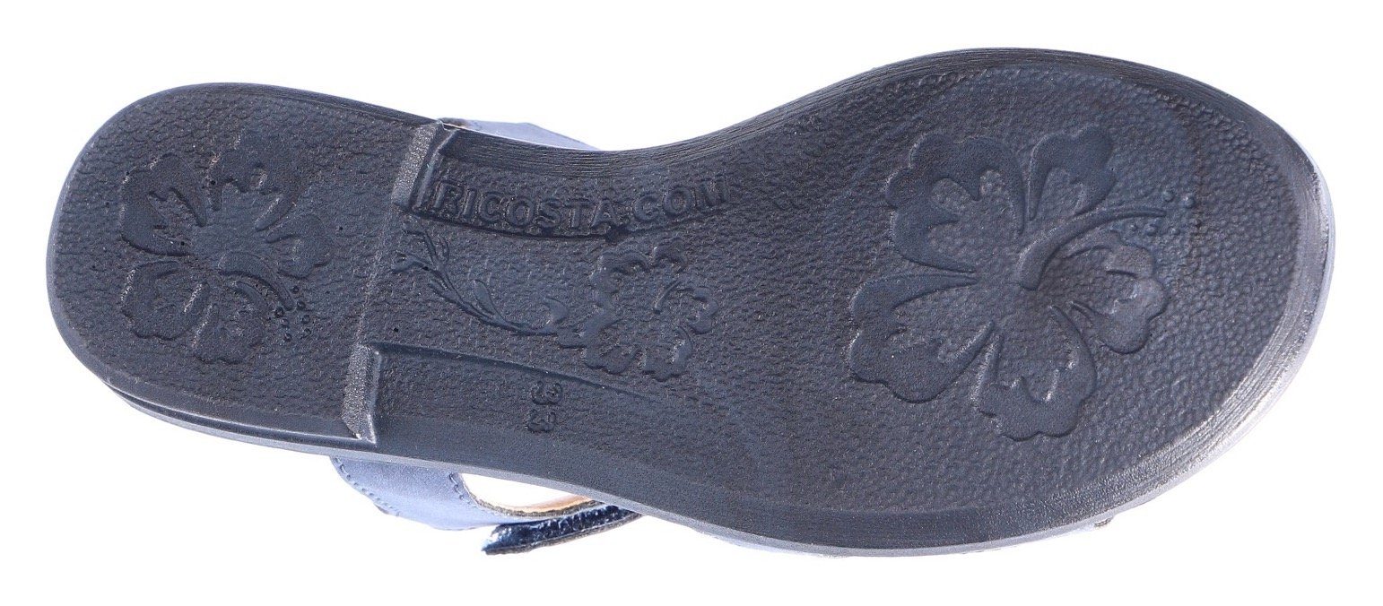 Ricosta Sandalen Ana WMS: gemiddeld , sandaal met klittenbandsluiting en glitter, maat sjabloon te downloaden