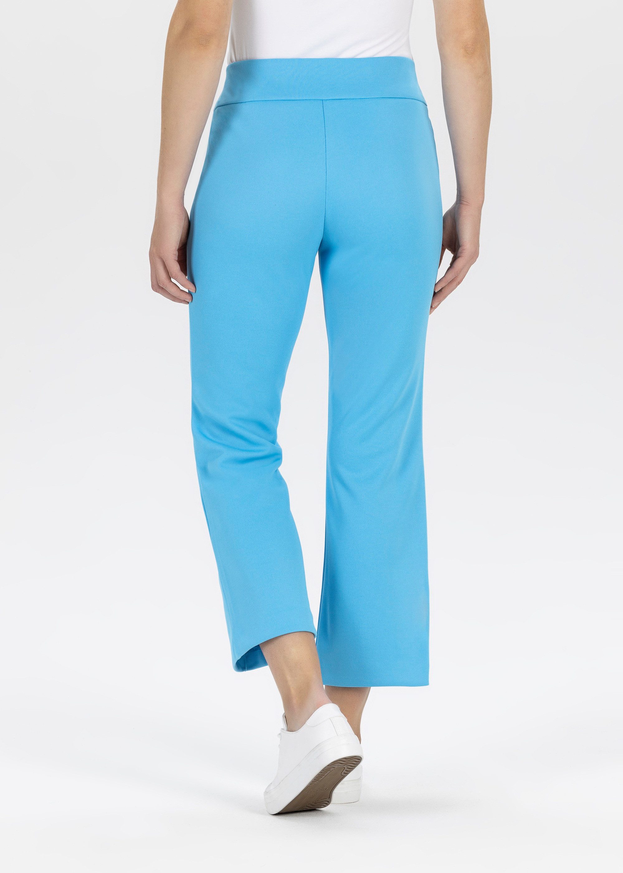 Stehmann Stoffen broek met riemgesp