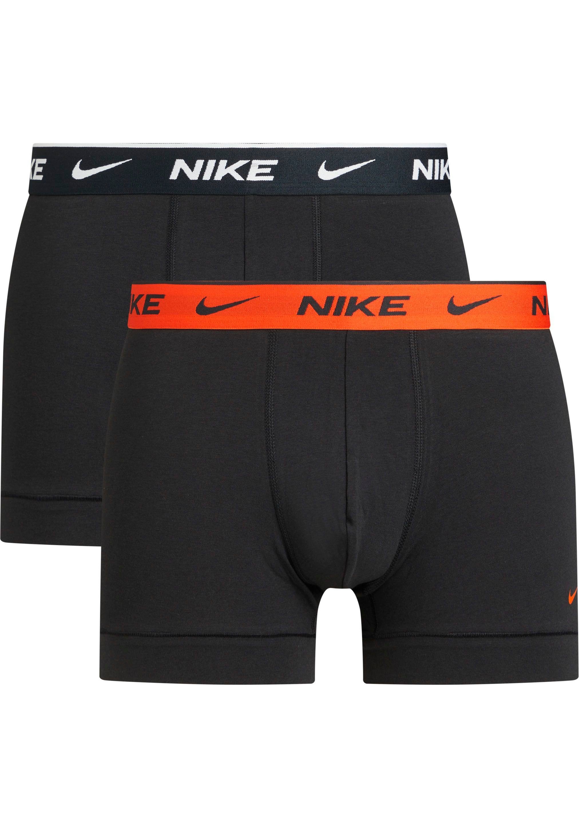 Nike Zwarte Boxerset met Logo Tailleband Black Heren