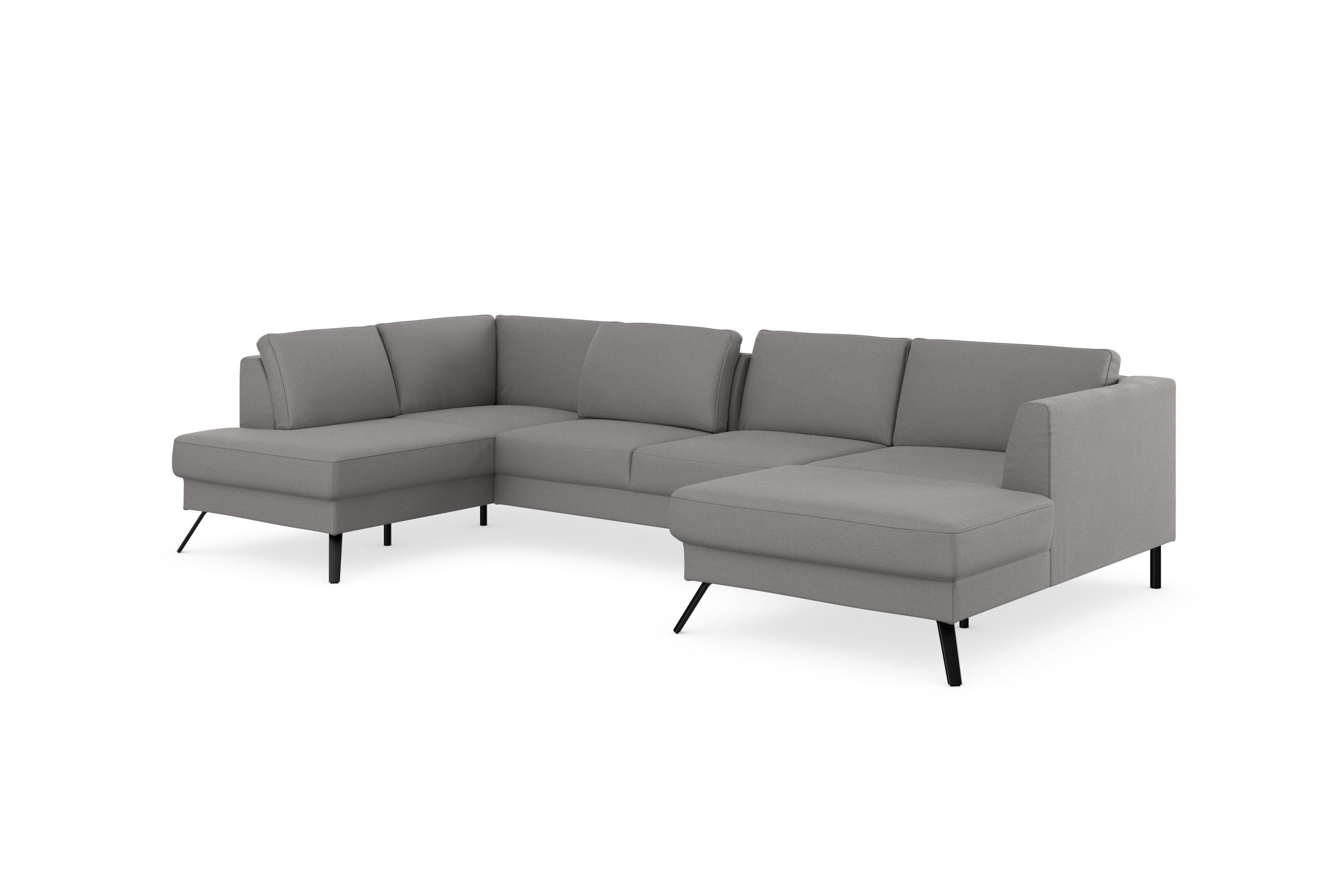 sit&more Zithoek Lindholm U-vorm met zitdiepteverstelling en binnenvering