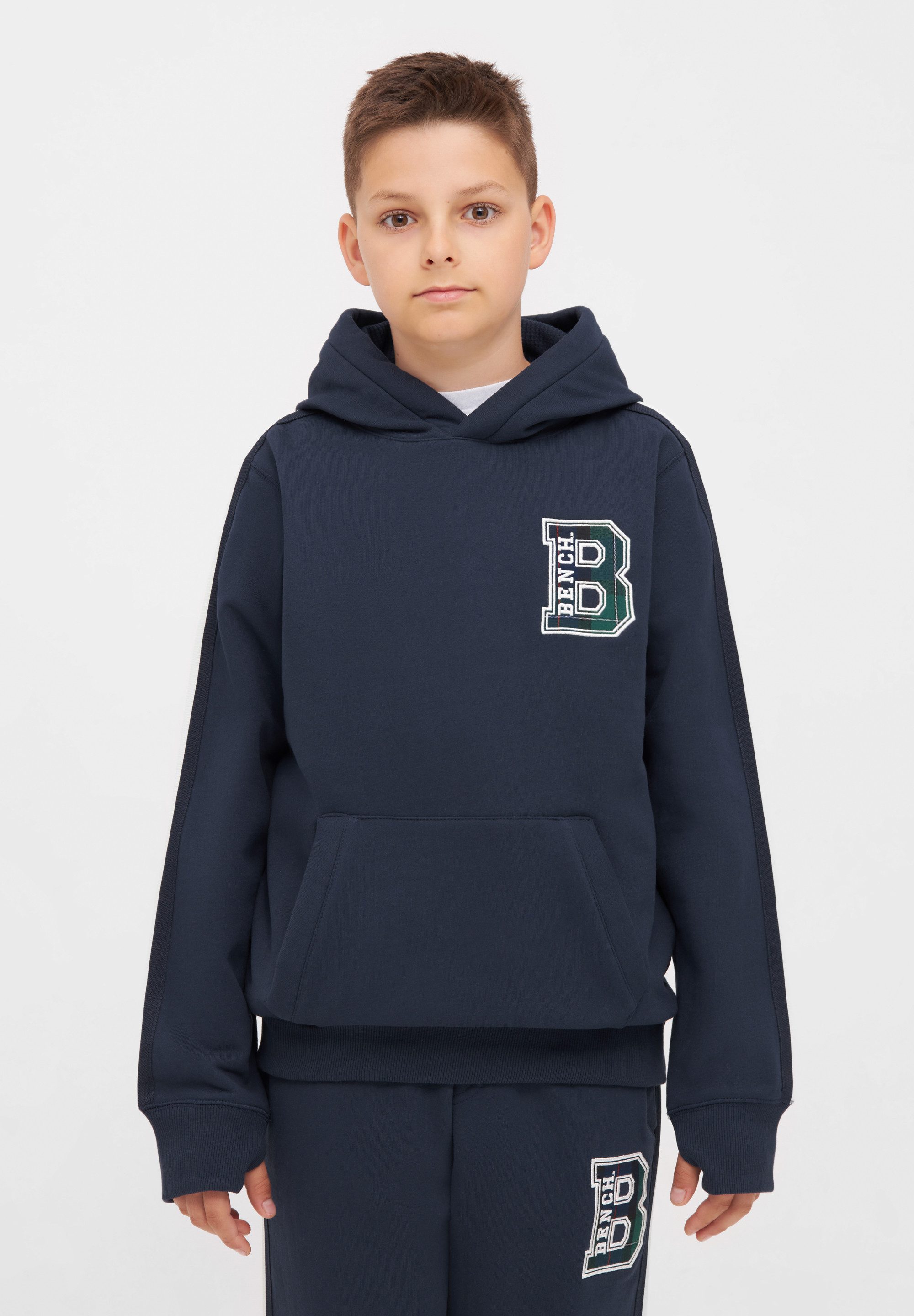 Bench. Hoodie ESPINOSA jongens sweatshirts maat 176 blauw
