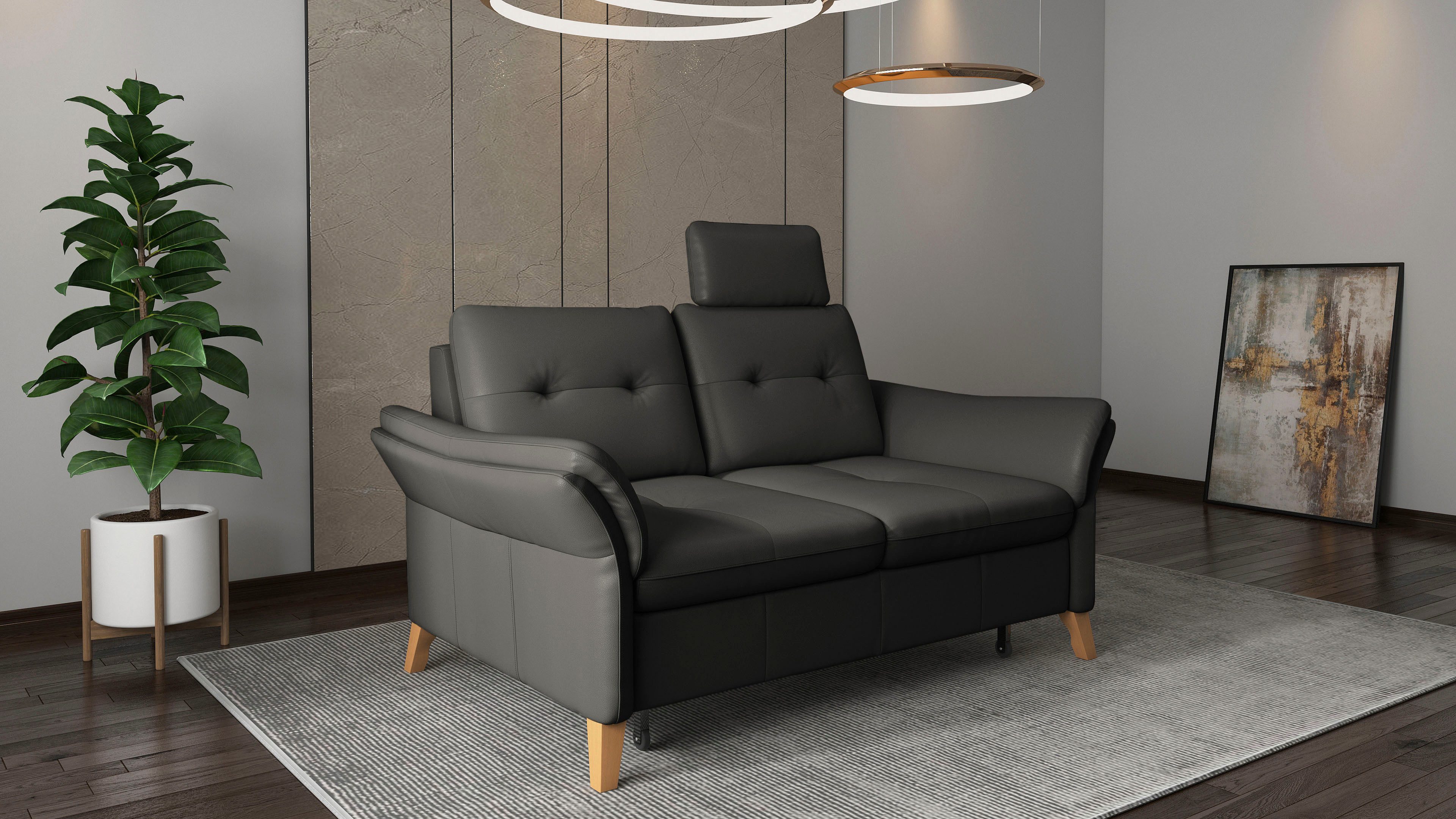 sit&more 2-zitsbank Göteborg inclusief zitdiepteverstelling en binnenvering