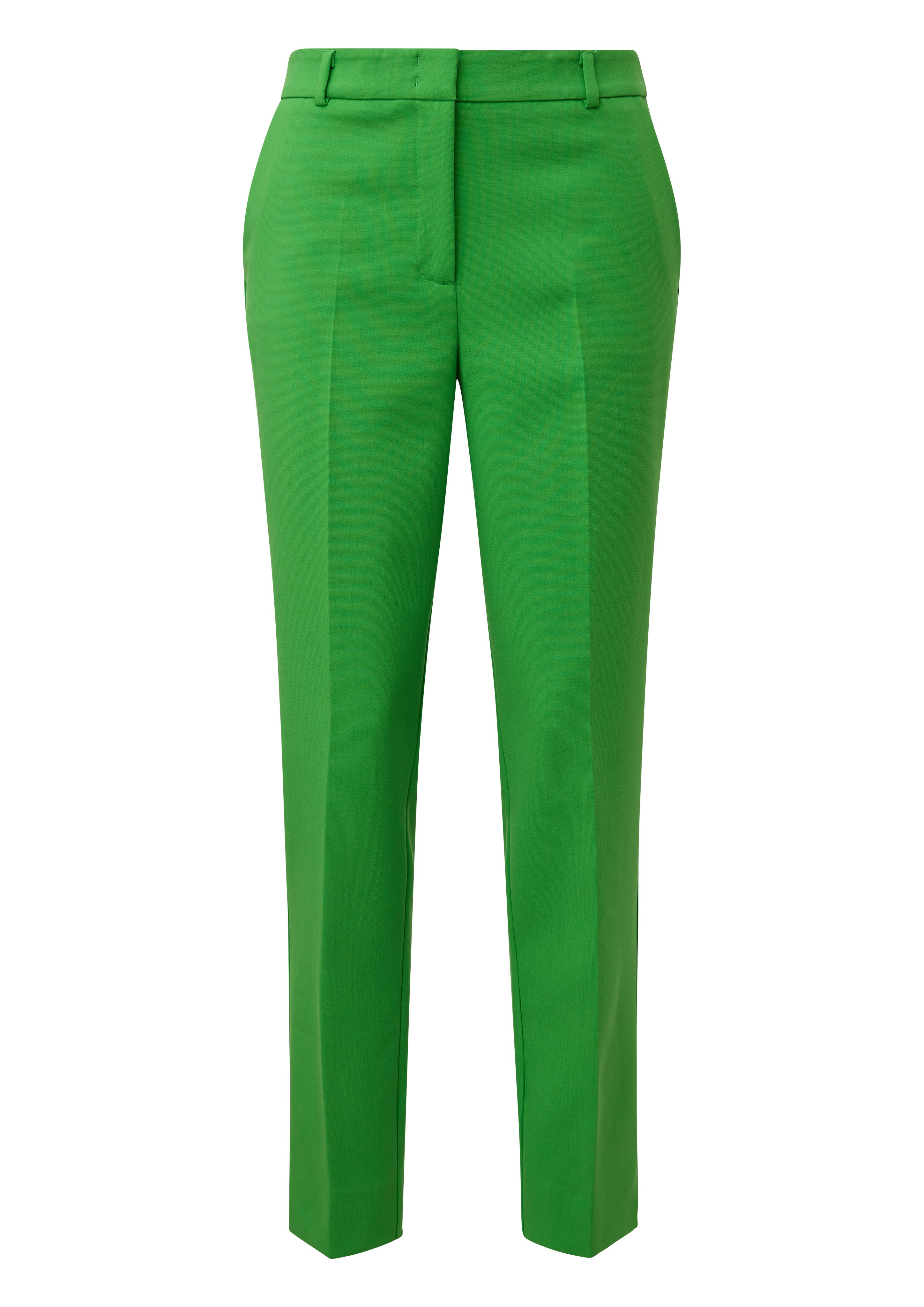 Comma Stoffen broek met persplooien