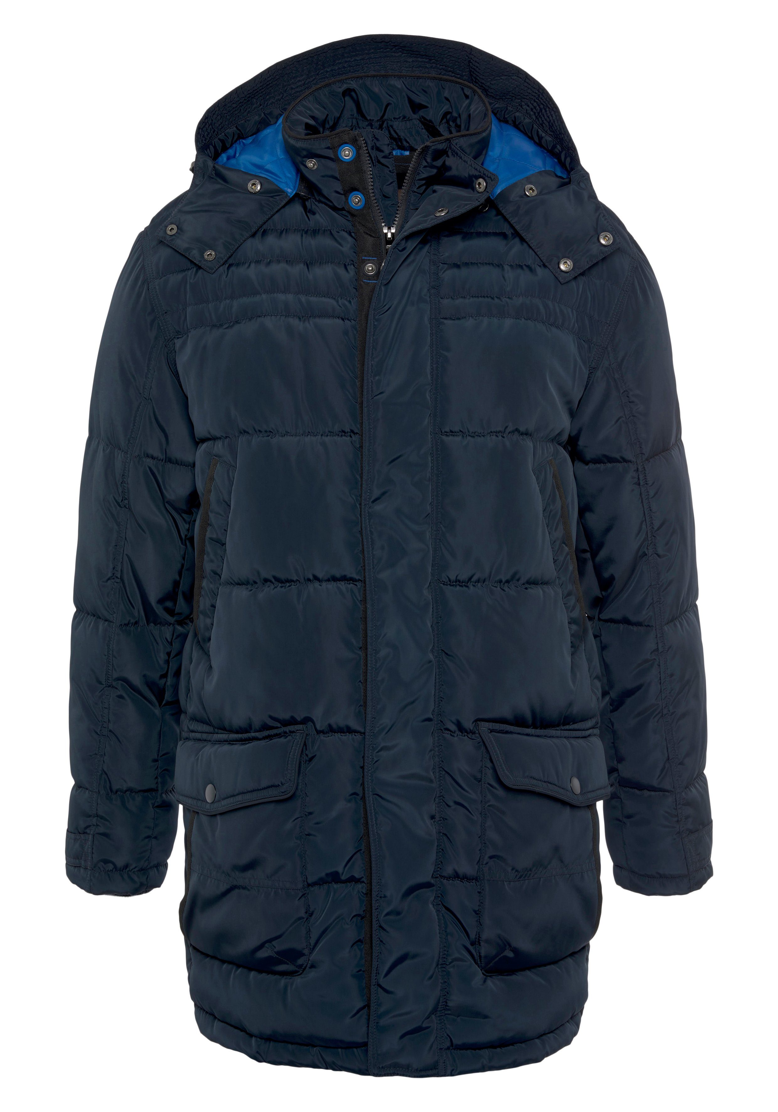 Man's World Winterjack met afneembare capuchon