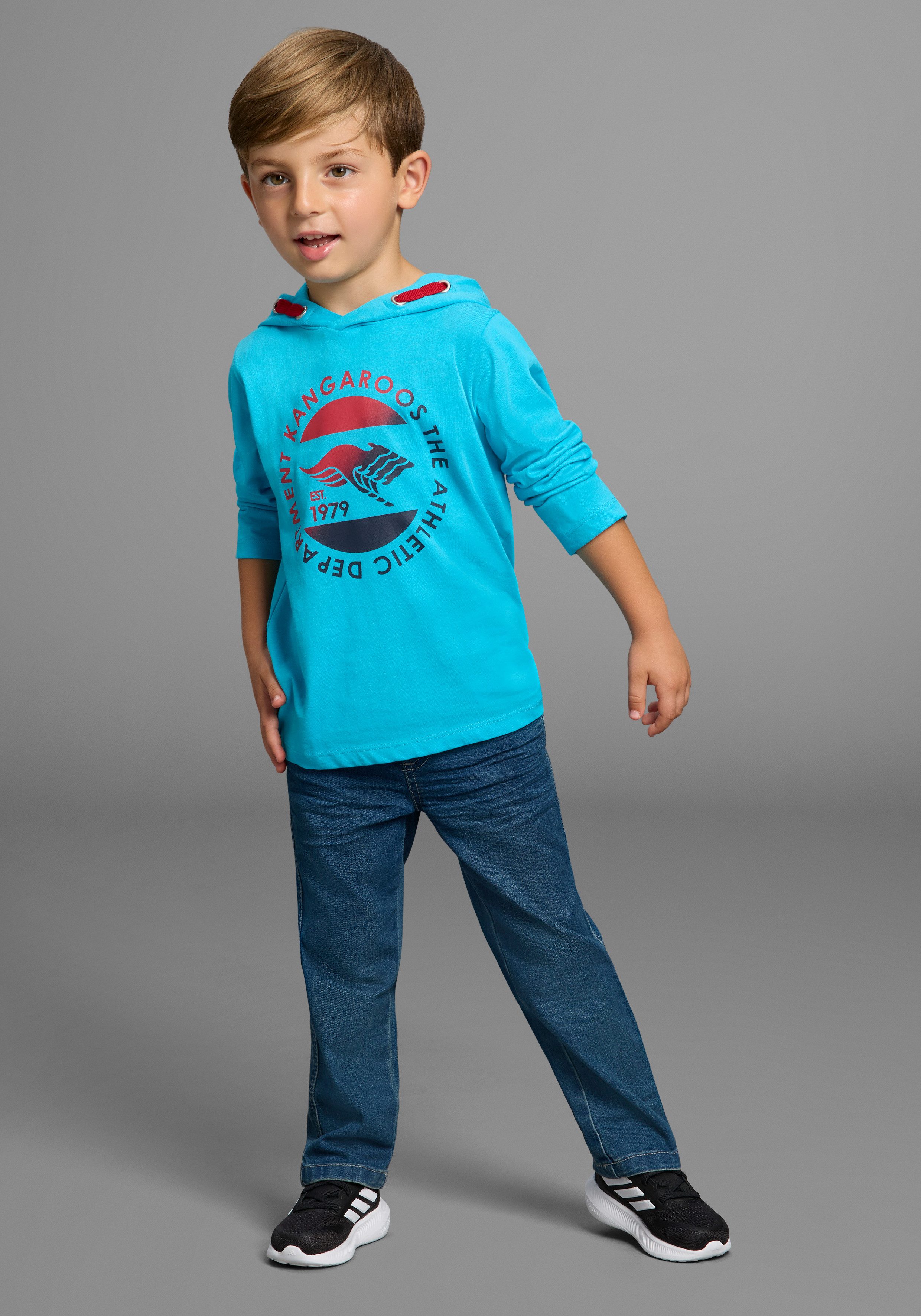 KangaROOS Shirt met lange mouwen Shirt voor kleine jongens