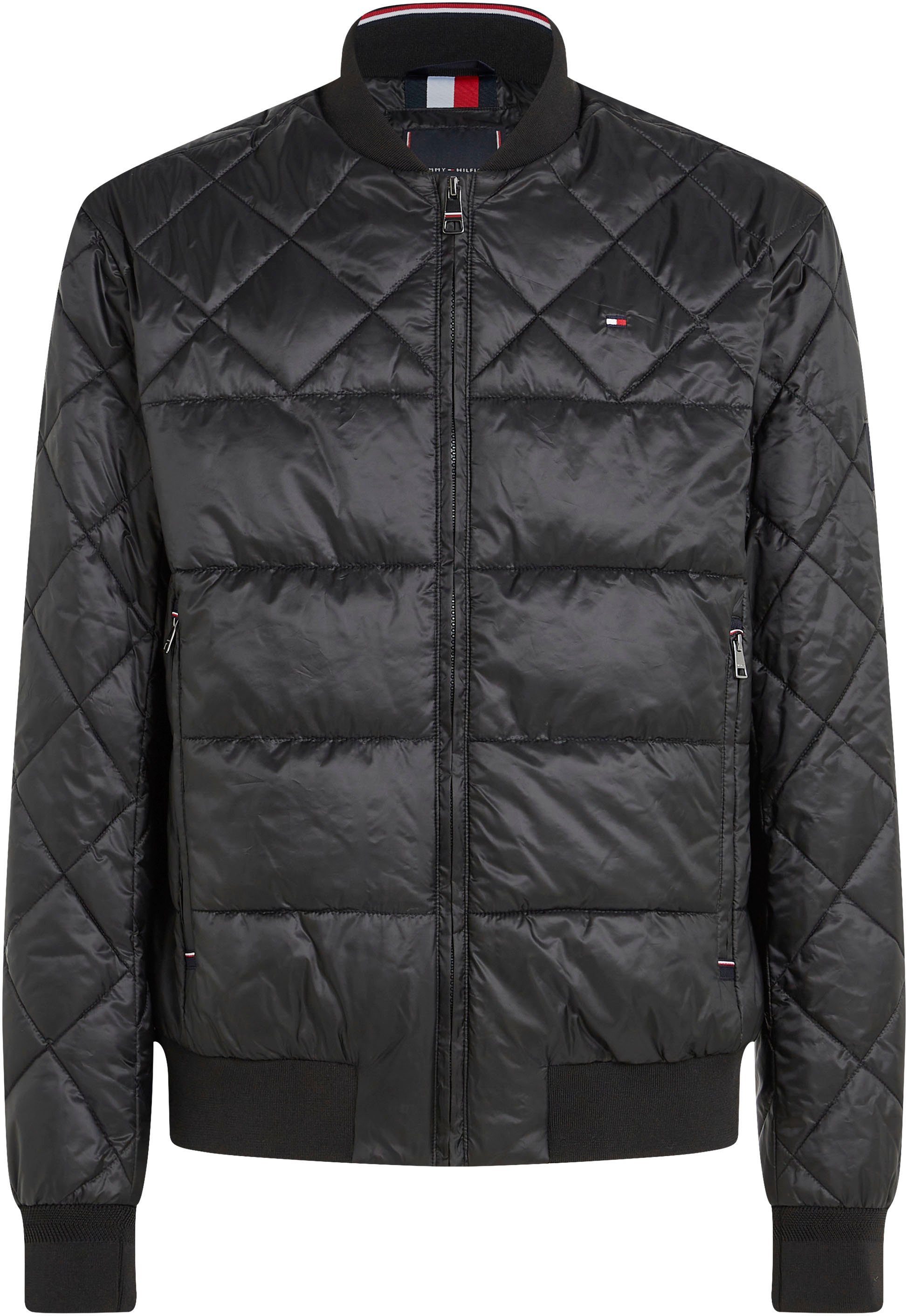 Tommy Hilfiger Bomberjack PACKABLE RECYCLED BOMBER met subtiele kleur-inzetten in labelkleuren