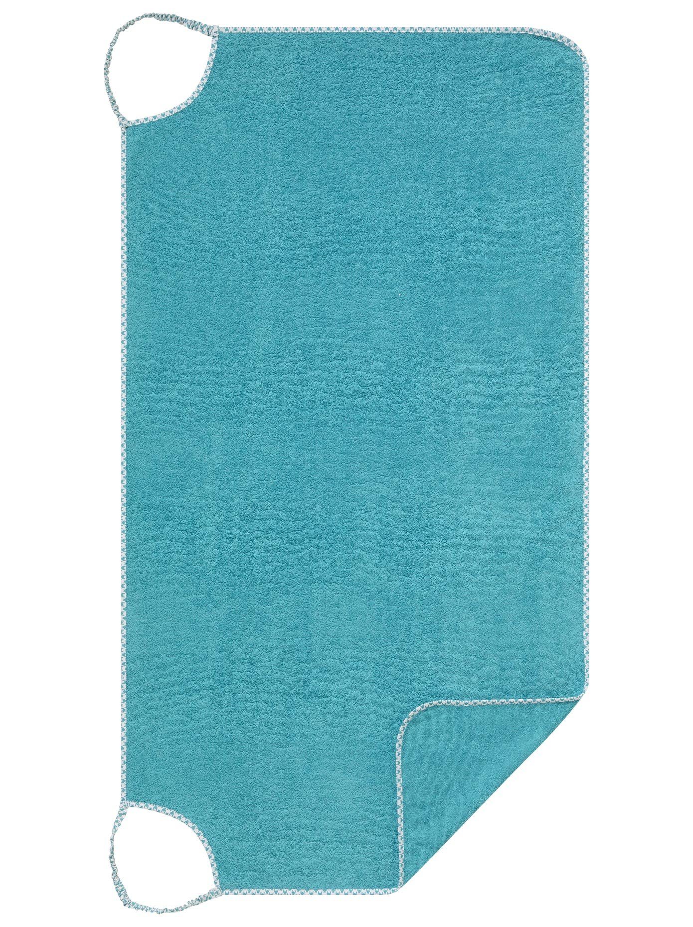 wäschepur Handdoek (1 stuk) handdoeken blauw