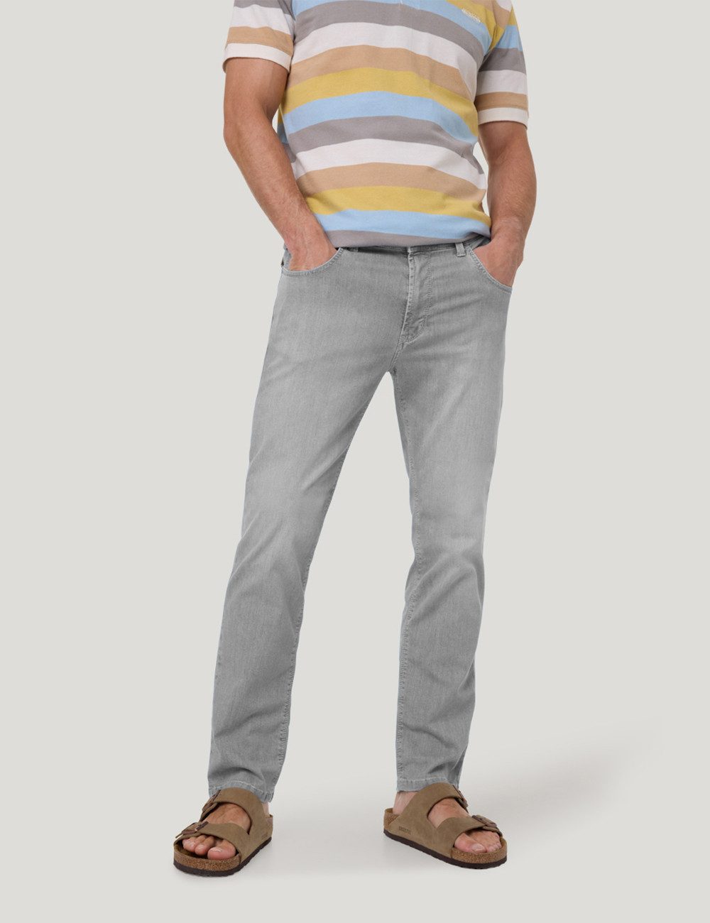 Pioneer Authentic Jeans 5-pocket jeans heren slim fit jeans maat 31 grijs