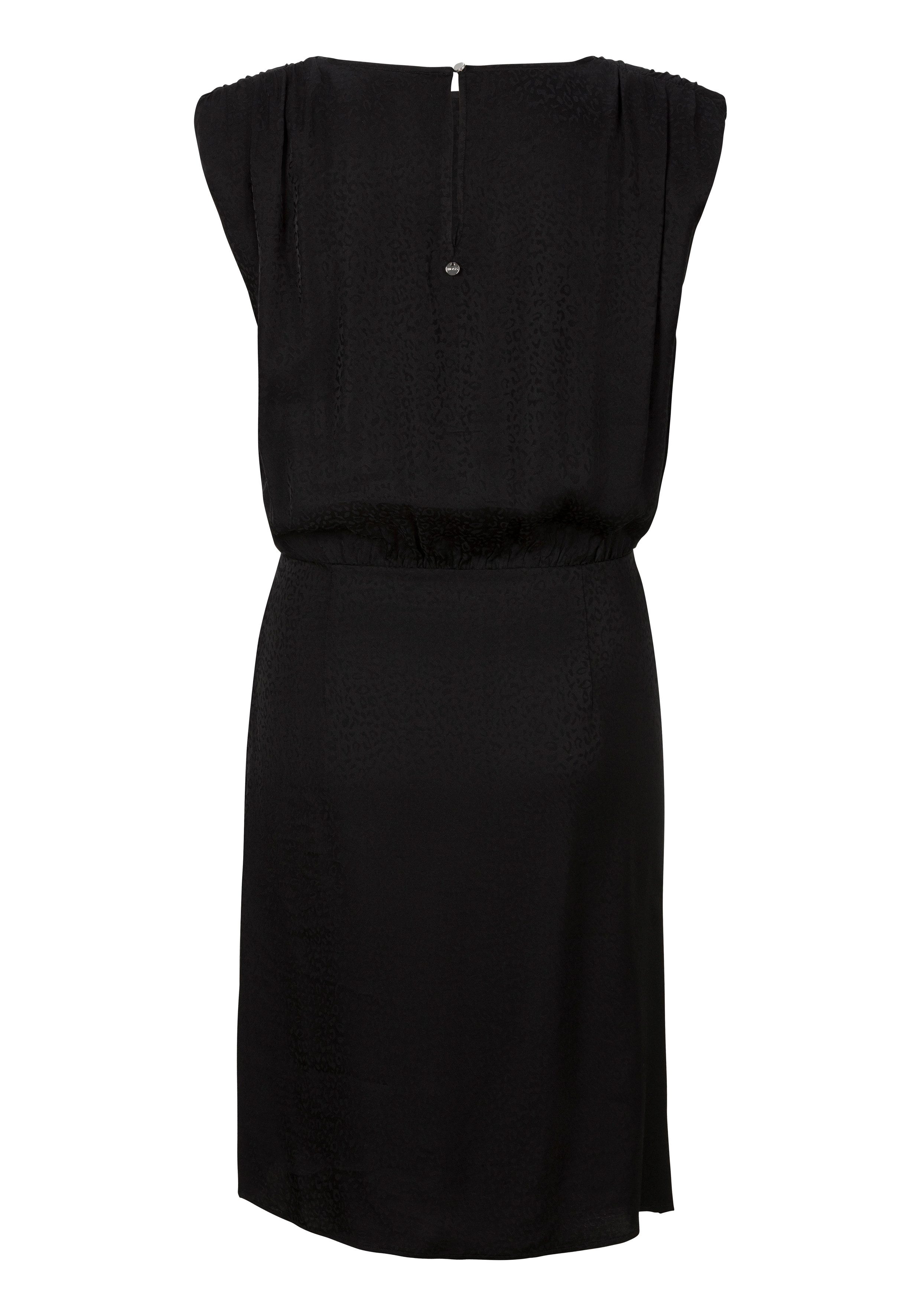 Boss Orange Blousejurk Dettompys Premium Damesmode Viscose jaquard, draperingen in het rokdeel
