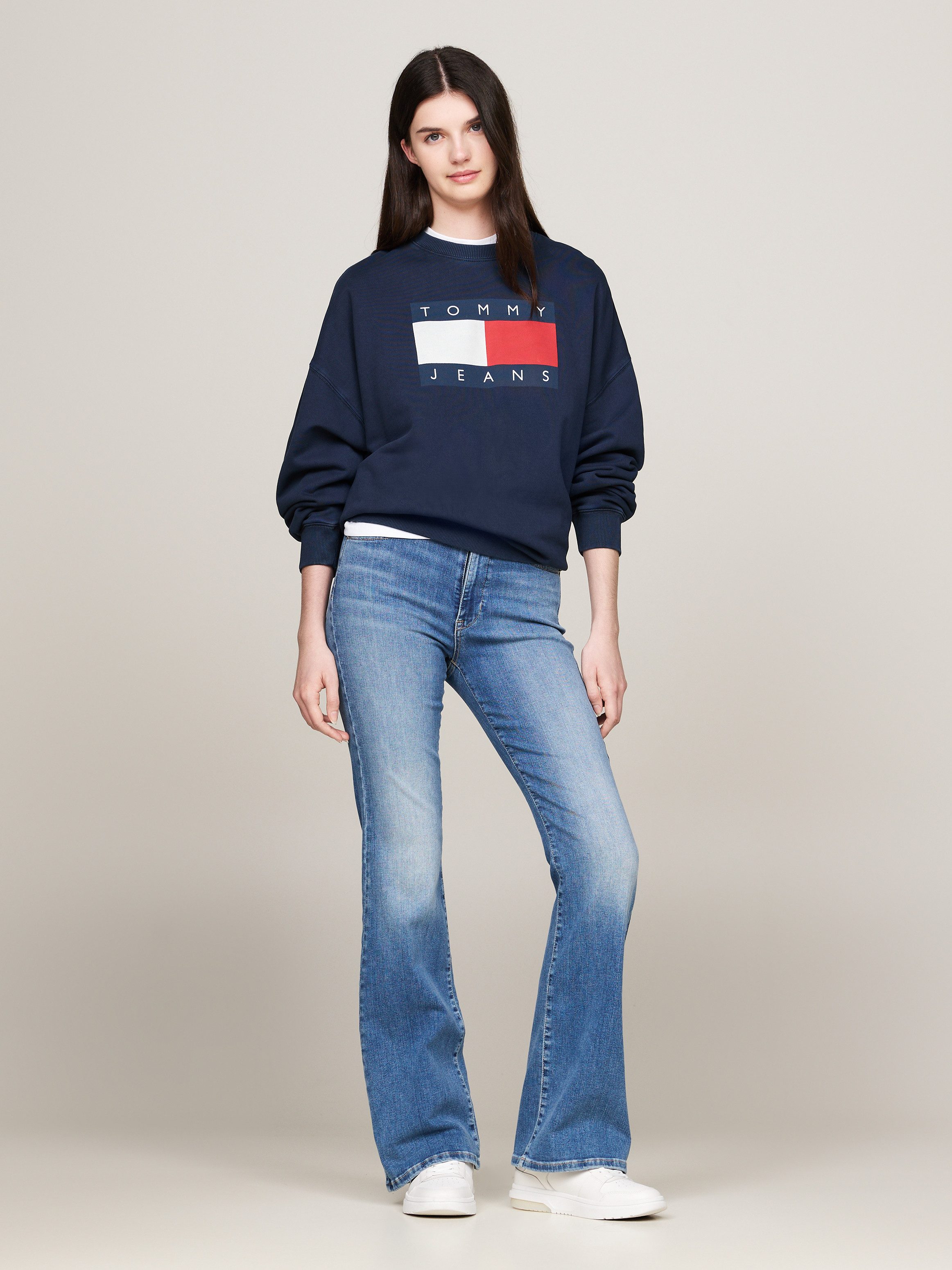 TOMMY JEANS Wijd uitlopende jeans Tommy Jeans SYLVIA - High waist - Flared Denim Jeans