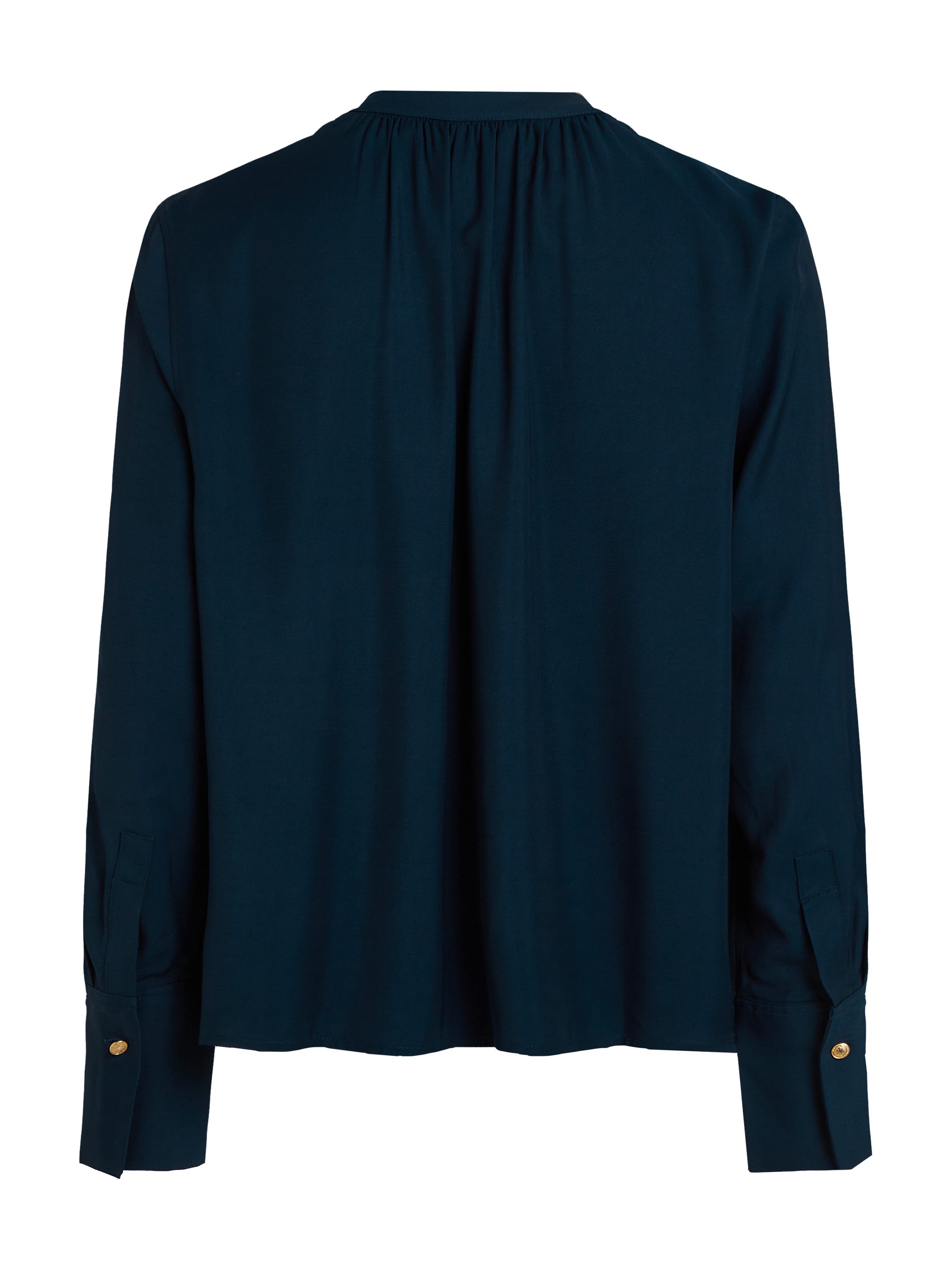 Tommy Hilfiger Blouse met lange mouwen SOFT VIS V NECK LS BLOUSE