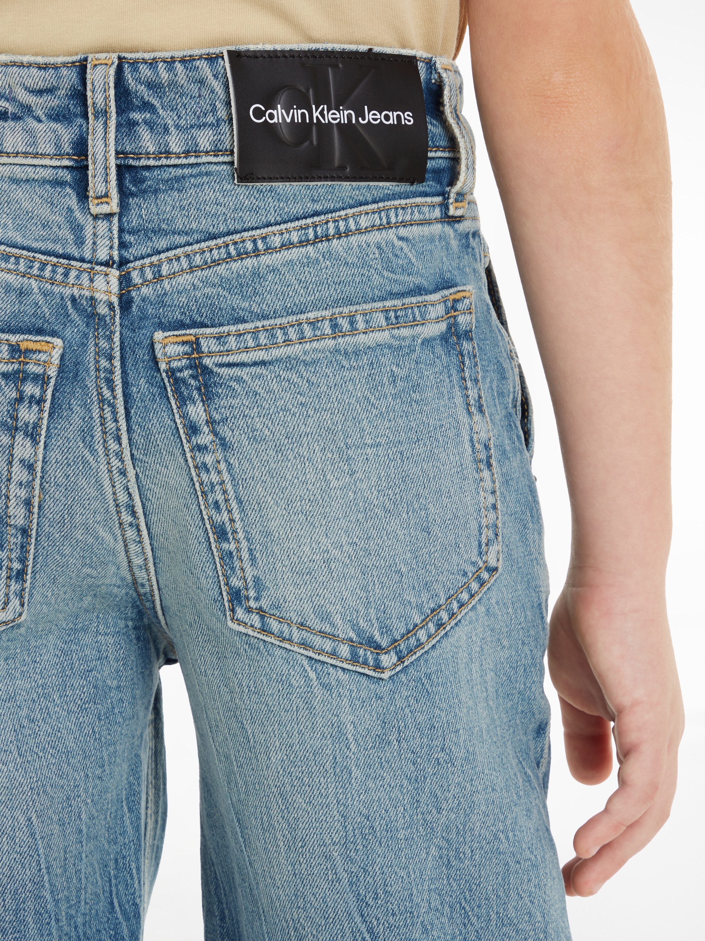 Calvin Klein Regular fit jeans SKATER VISUAL BLUE CF voor kinderen tot 16 jaar