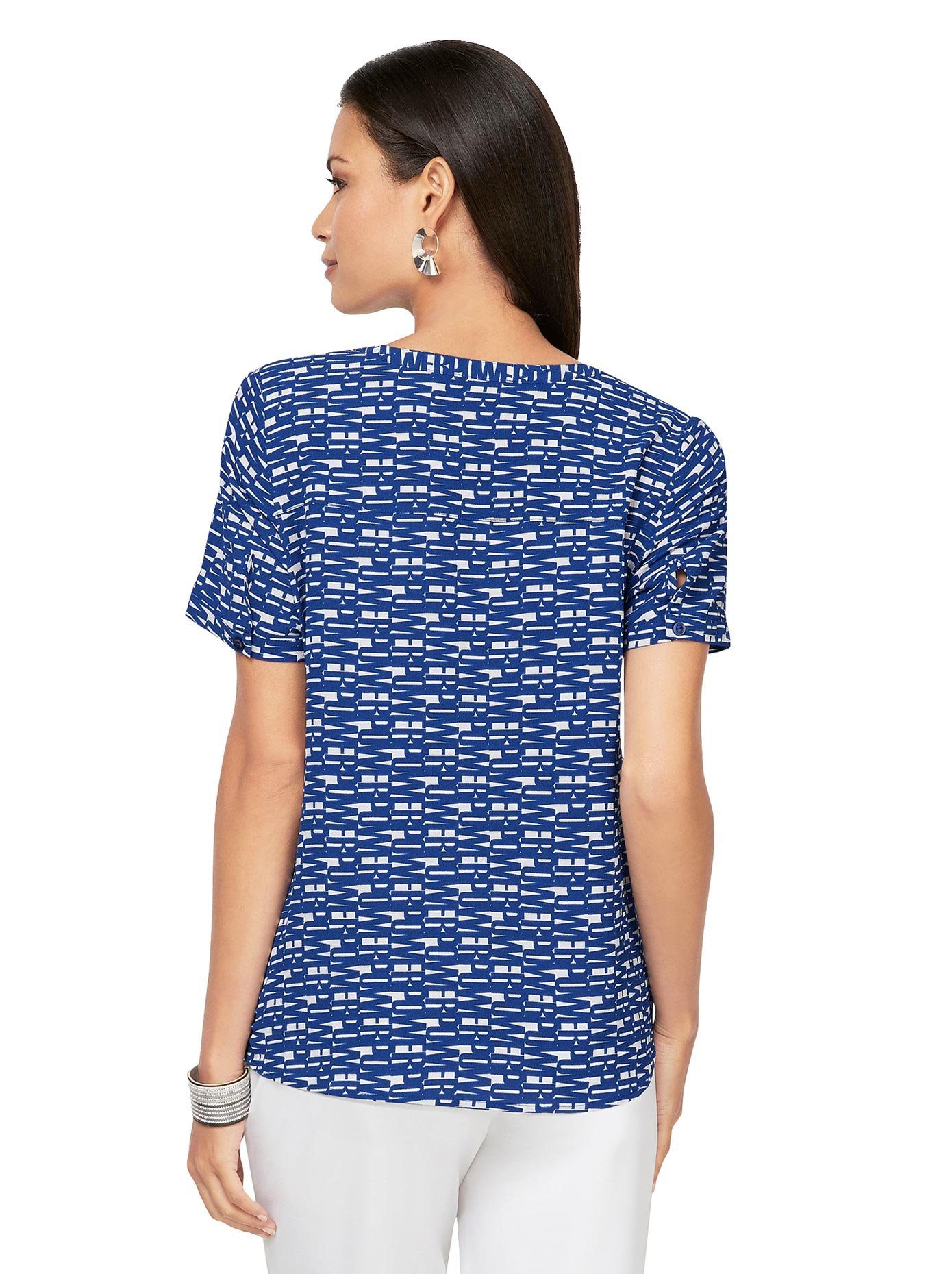 Creation L Blouse met korte mouwen