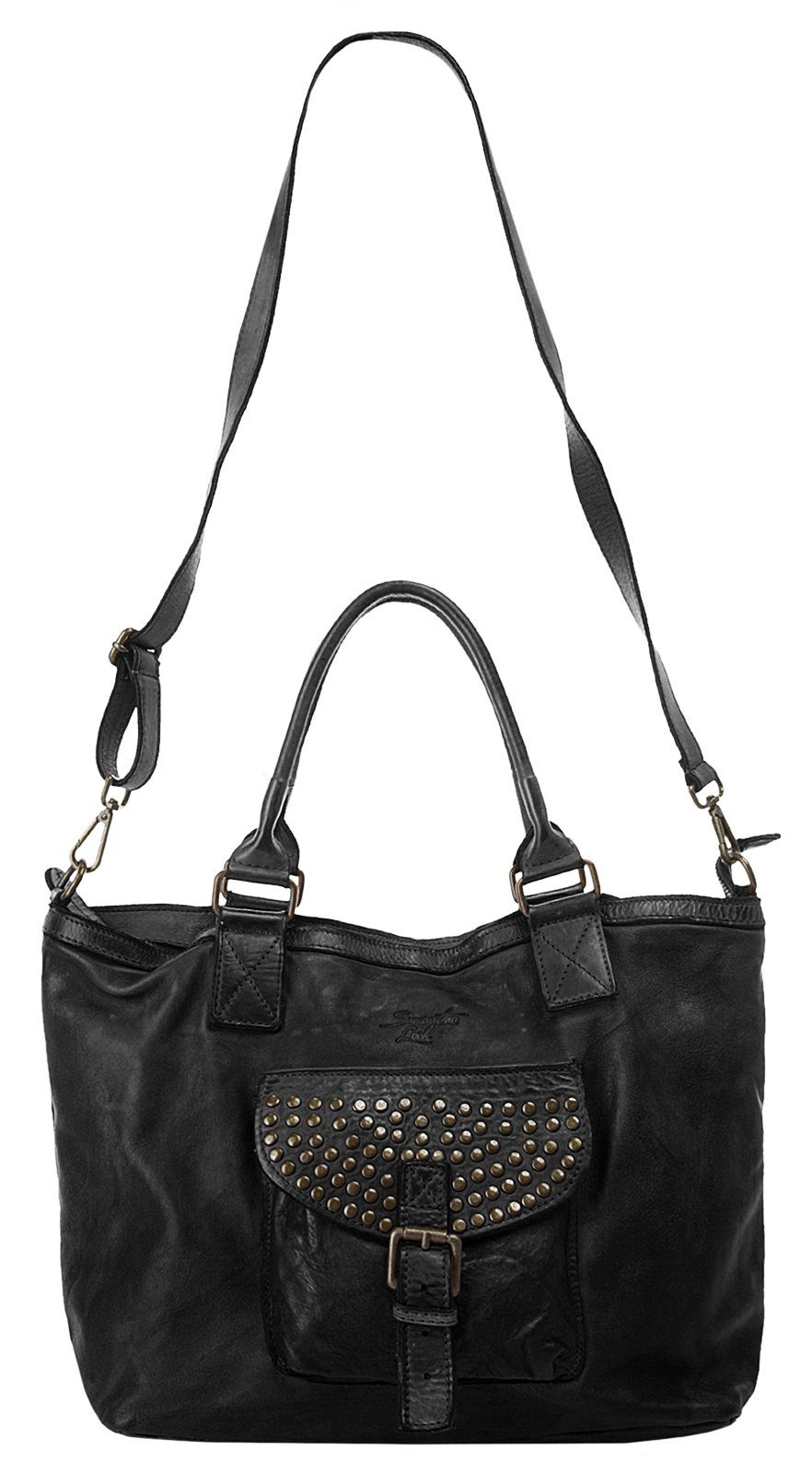 Samantha Look Shopper echt leer made in italy